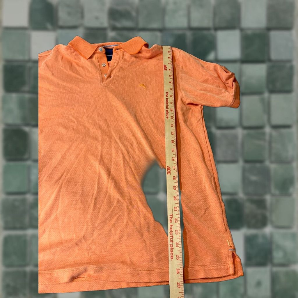 Tommy Bahama TOMMY BAHAMA POLO SHIRT Mens XL Orange Short Sleeve Shirt Polo Men Nike? Sorry. Size US XL / EU 56 / 4 - 1 Thumbnail