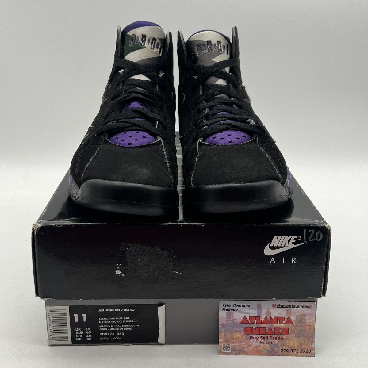 Jordan Brand Air Jordan 7 Ray Allen Size US 11 / EU 44 - 2 Thumbnail