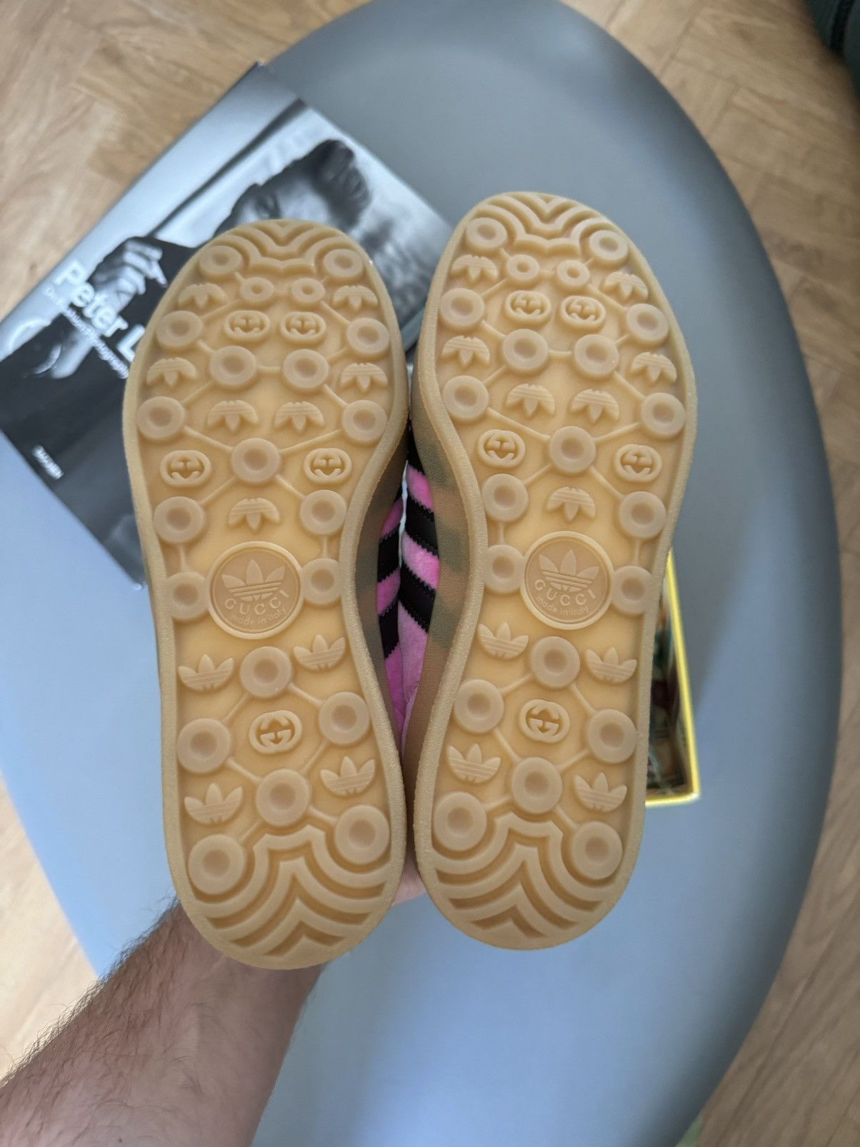 Adidas Gucci Adidas Pink Sneakers Size US 6.5 / IT 36.5 - 4 Thumbnail