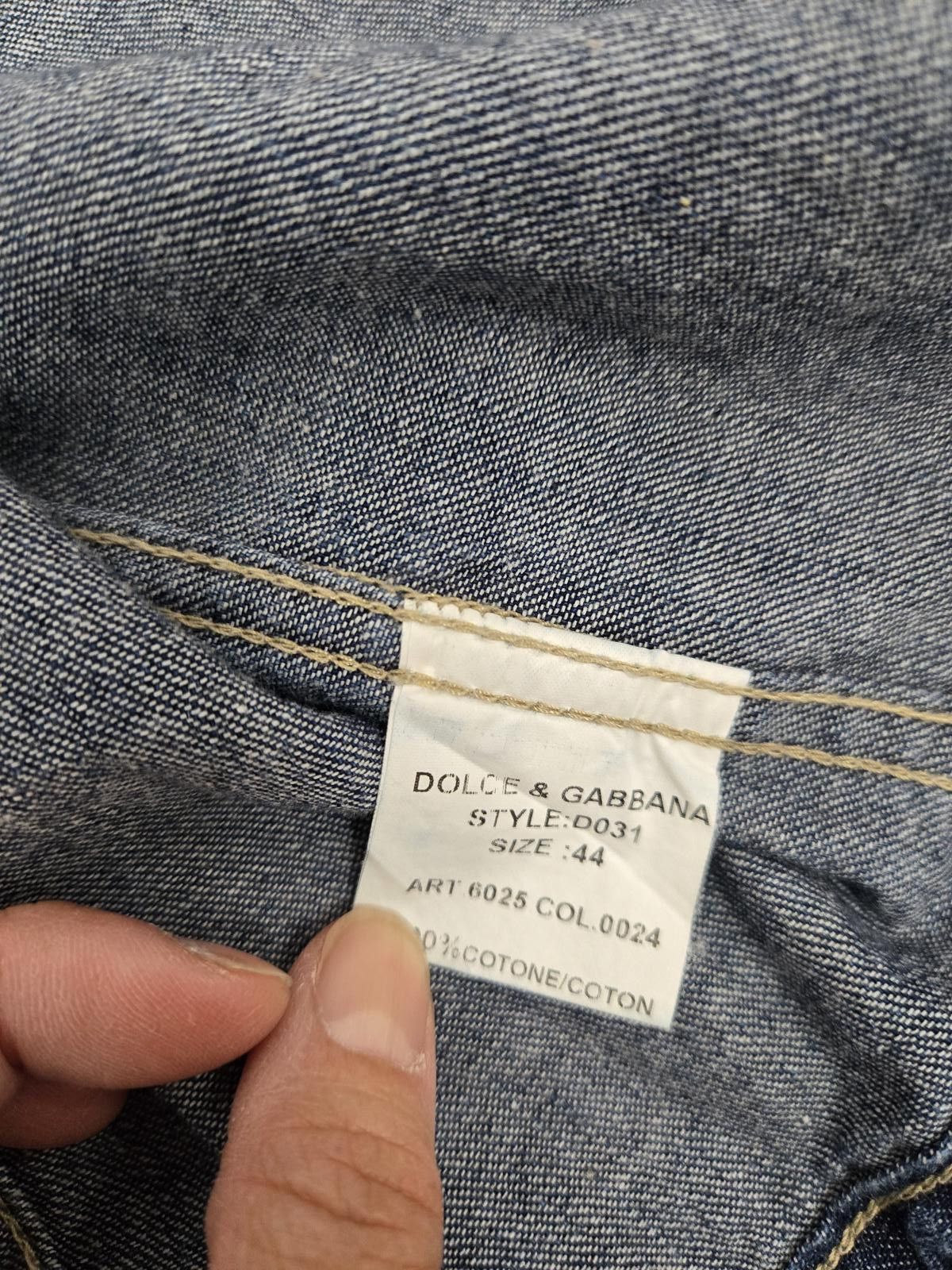 Dolce & Gabbana Dolce & Gabbana Jacket Women's Extra Small Denim 44 Blue Y2K Size XS / US 0-2 / IT 36-38 - 12 Thumbnail