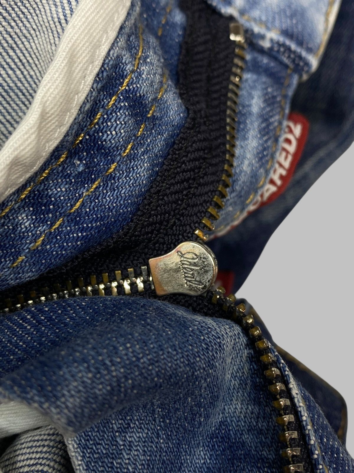 Dsquared2 Dsquared2 Twin Pack Layered Jeans Distressed Washed Denim Size 28" / US 6 / IT 42 - 25 Thumbnail