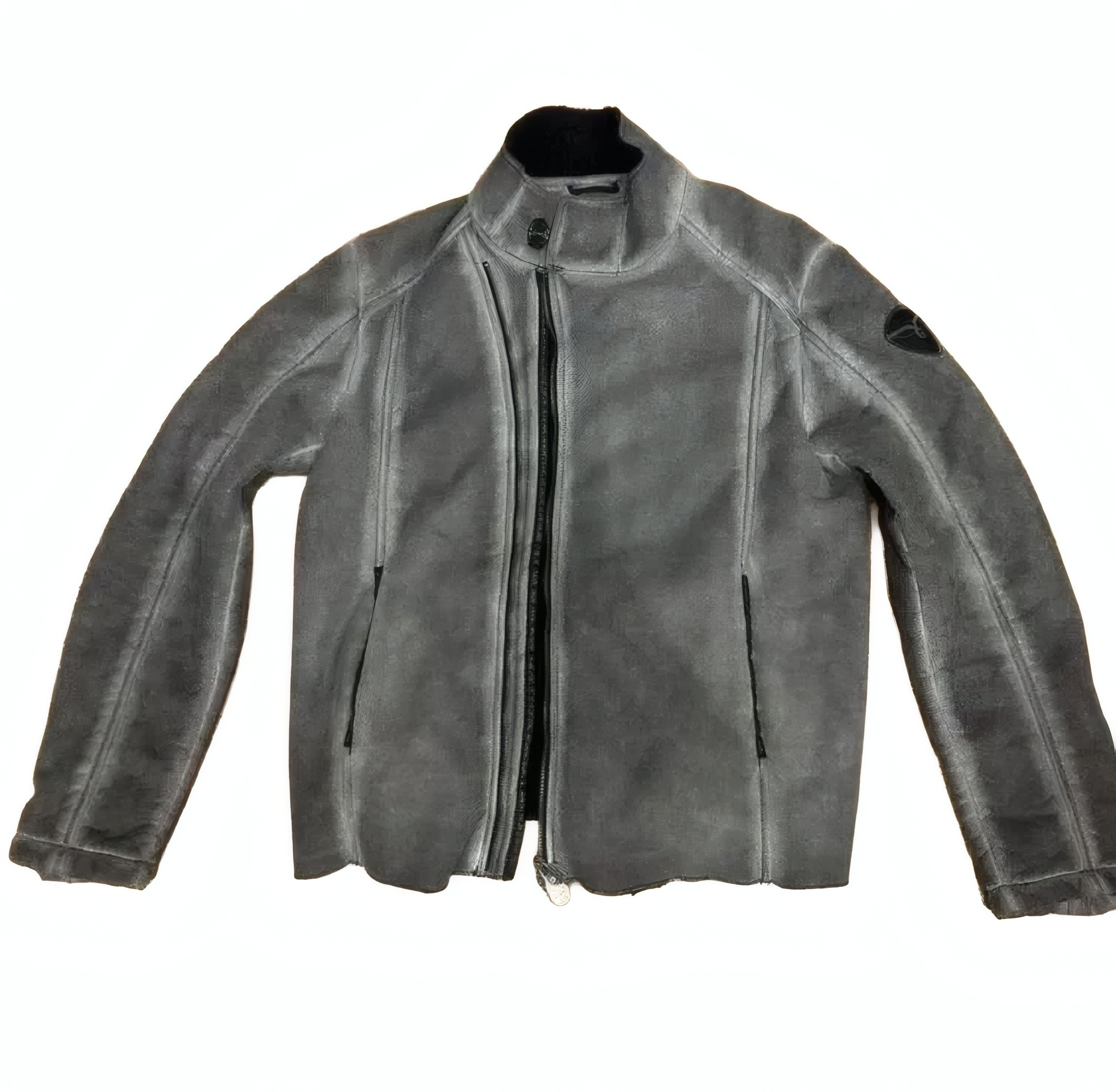 Armani Jeans Vintage Frosted Faux-Shearling Jacket