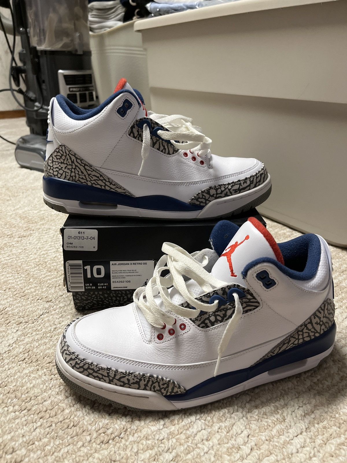 Jordan Brand Air Jordan 3 Retro OG True Blue | Grailed