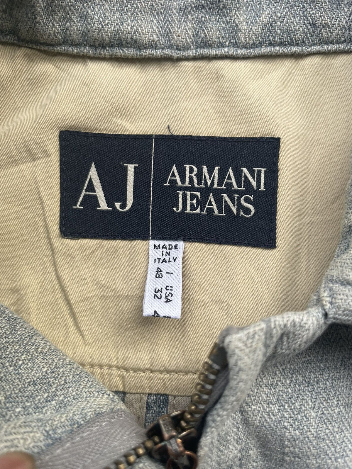 Armani Vintage Armani Jeans Jacket Size US L / EU 52-54 / 3 - 13 Thumbnail