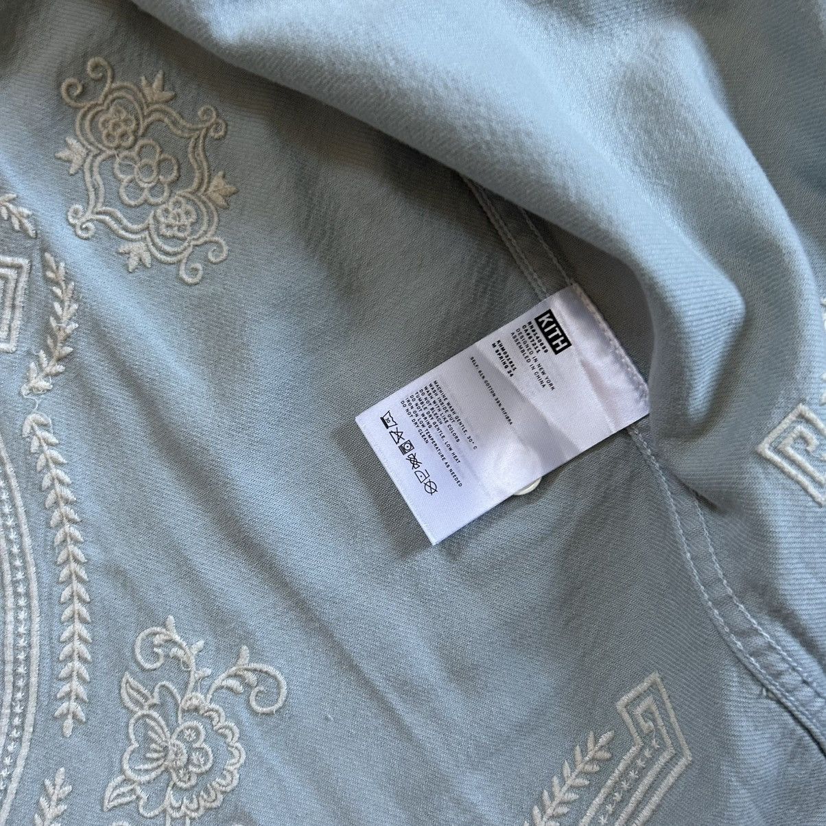 Kith SPRiNG 2024 RAW HEM DENiM APOLLO SHiRT STONE WASH EMBROiDERY Size US M / EU 48-50 / 2 - 11 Thumbnail