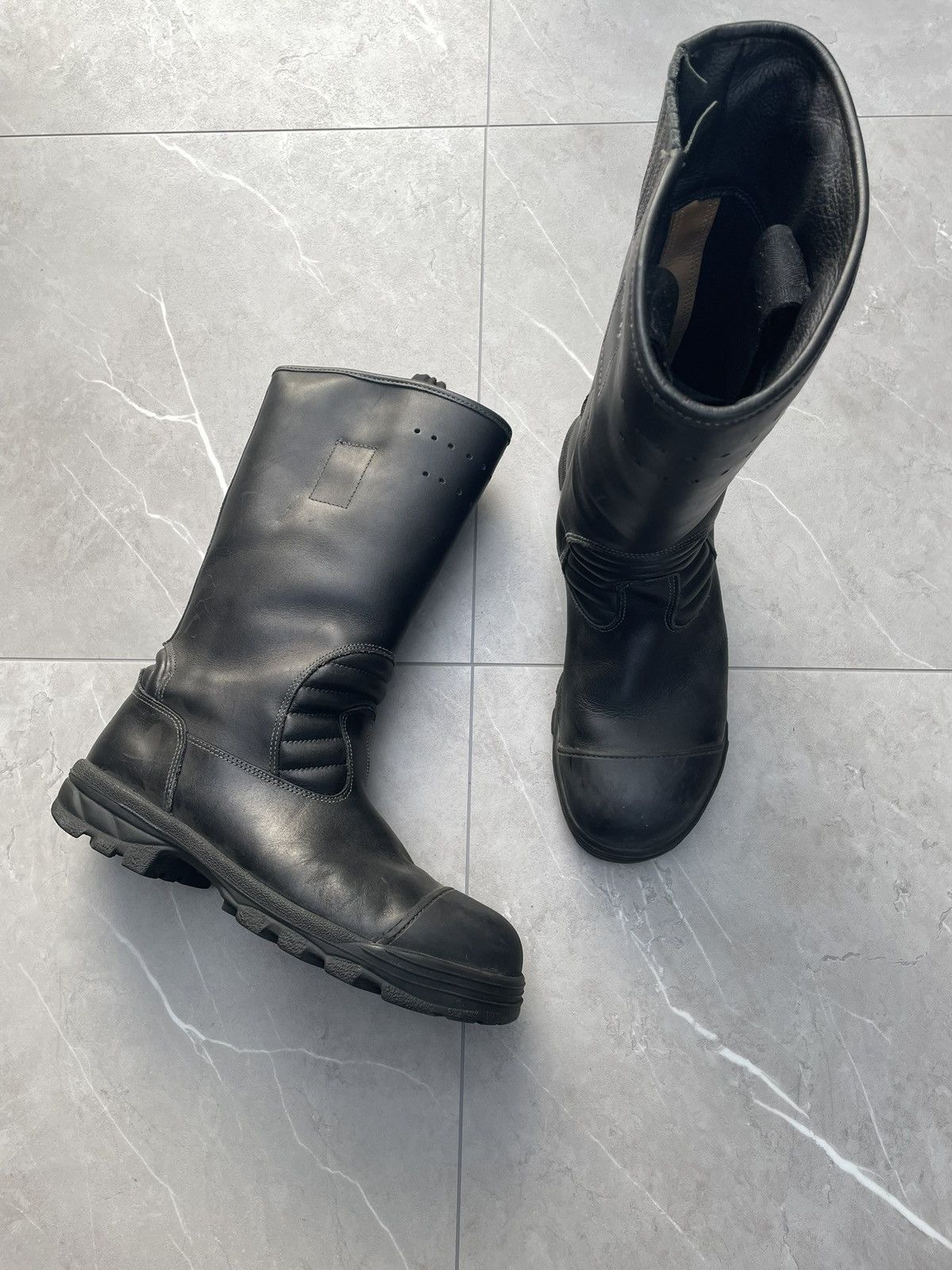 Vintage 70s Vintage Military Black Leather Combat Boots Size US 9 / EU 42 - 7 Thumbnail
