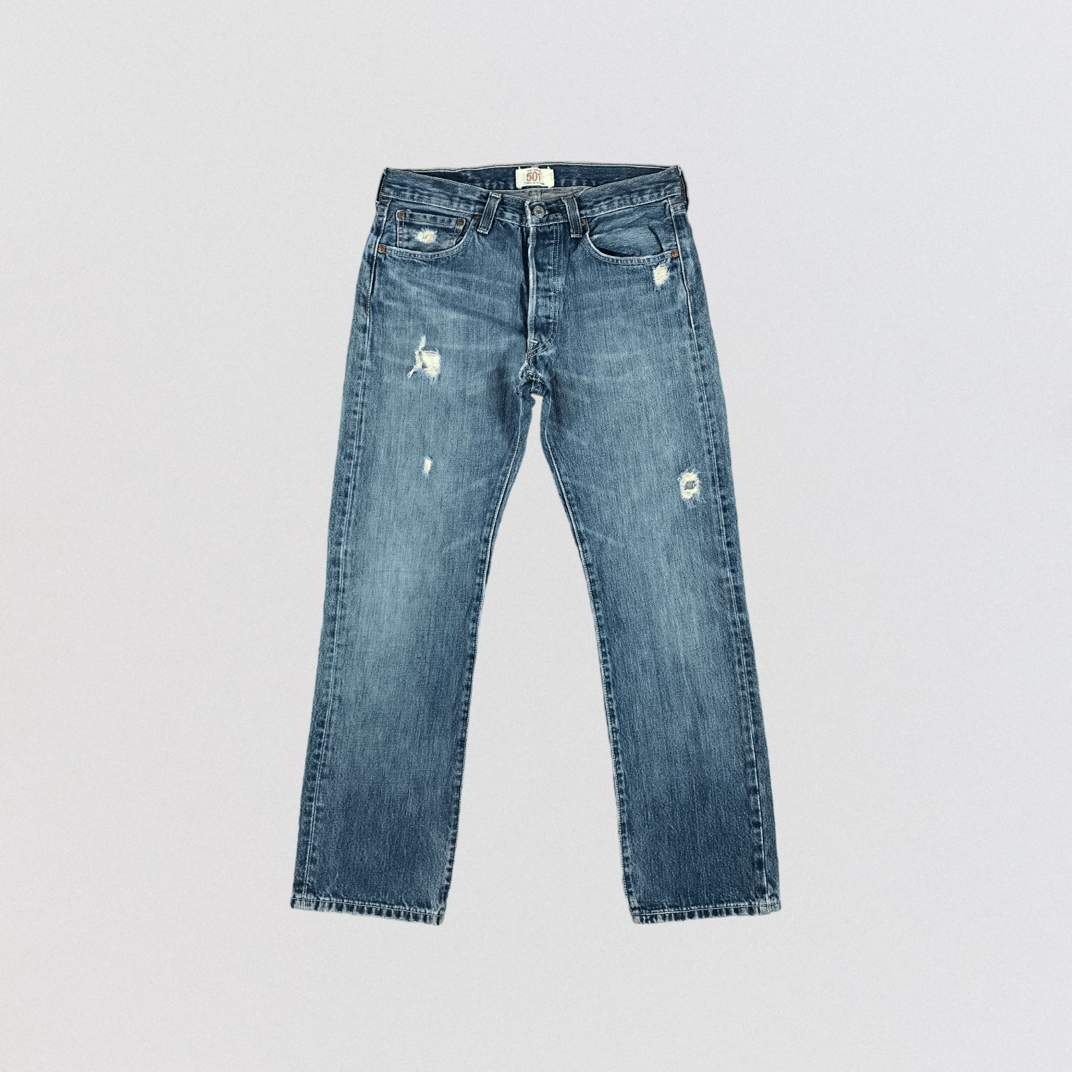 Levi's Vintage Blue Wash Levis 501 Jeans-JM2101 Size US 32 / EU 48 - 1 Thumbnail