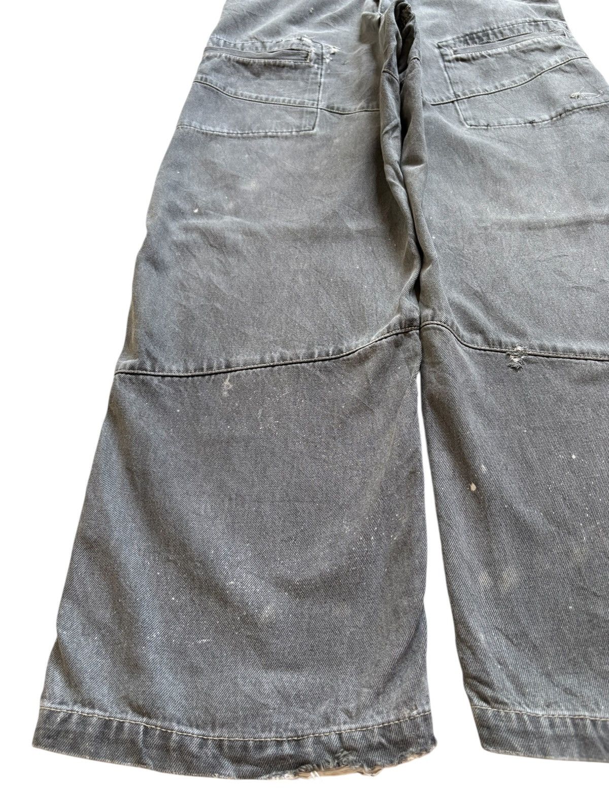 Vans Vintage Vans Painted Tactical Distressed Skate Baggy Jeans Size US 31 - 7 Thumbnail
