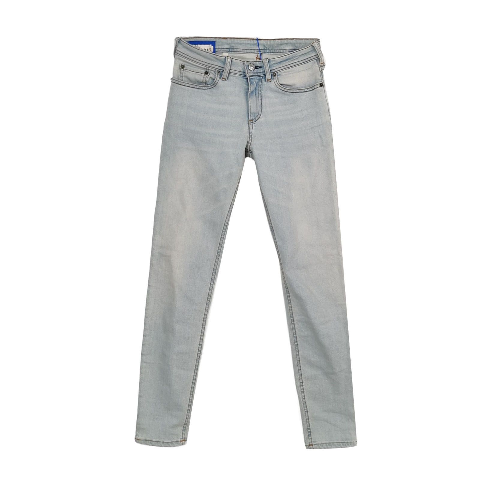 Acne Studios Acne Studios Cotton Logo Denim Pants XS/25 Size 25" / US 0 / IT 36 - 1 Thumbnail