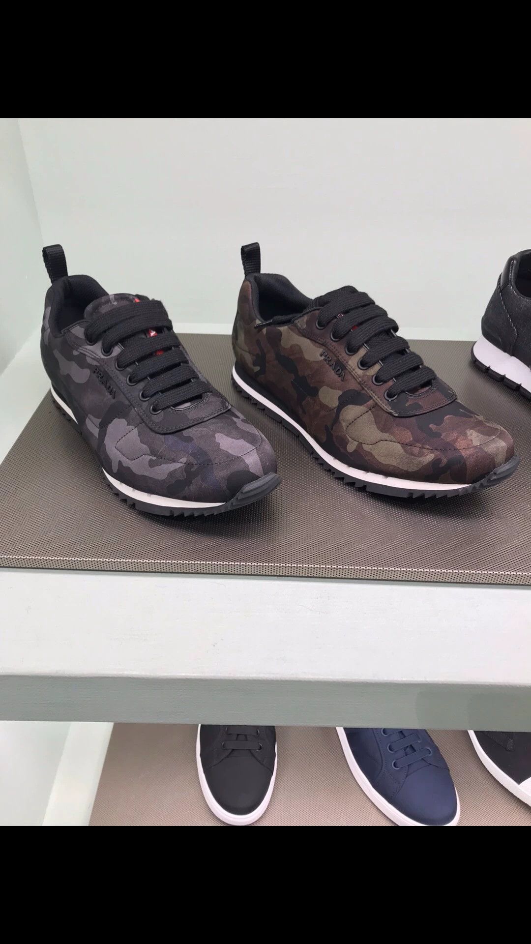 Prada Prada new green camo nylon sneakers 41.5 EU Size US 8.5 / EU 41-42 - 6 Thumbnail