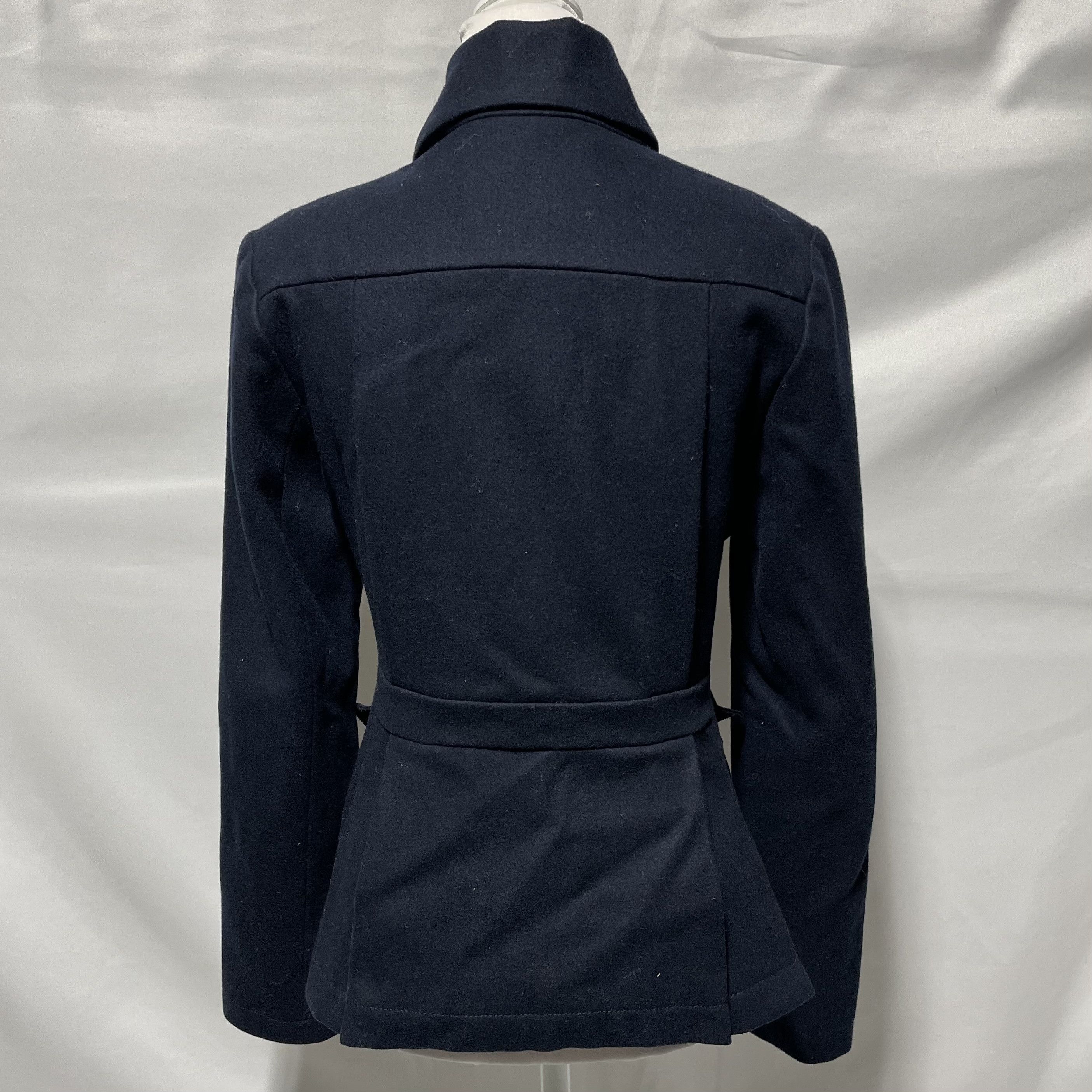 Lucky Brand Lucky Brand Wool Blend Button Front Field Jacket Peacoat Size S / US 4 / IT 40 - 6 Thumbnail