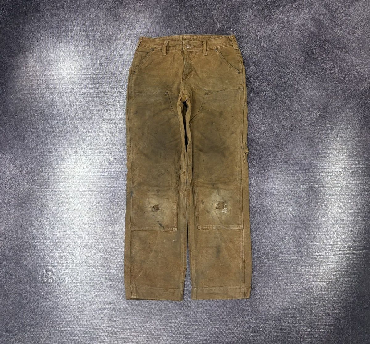Vintage Carhartt Double Knee USA Distressed Hype Pants Jeans