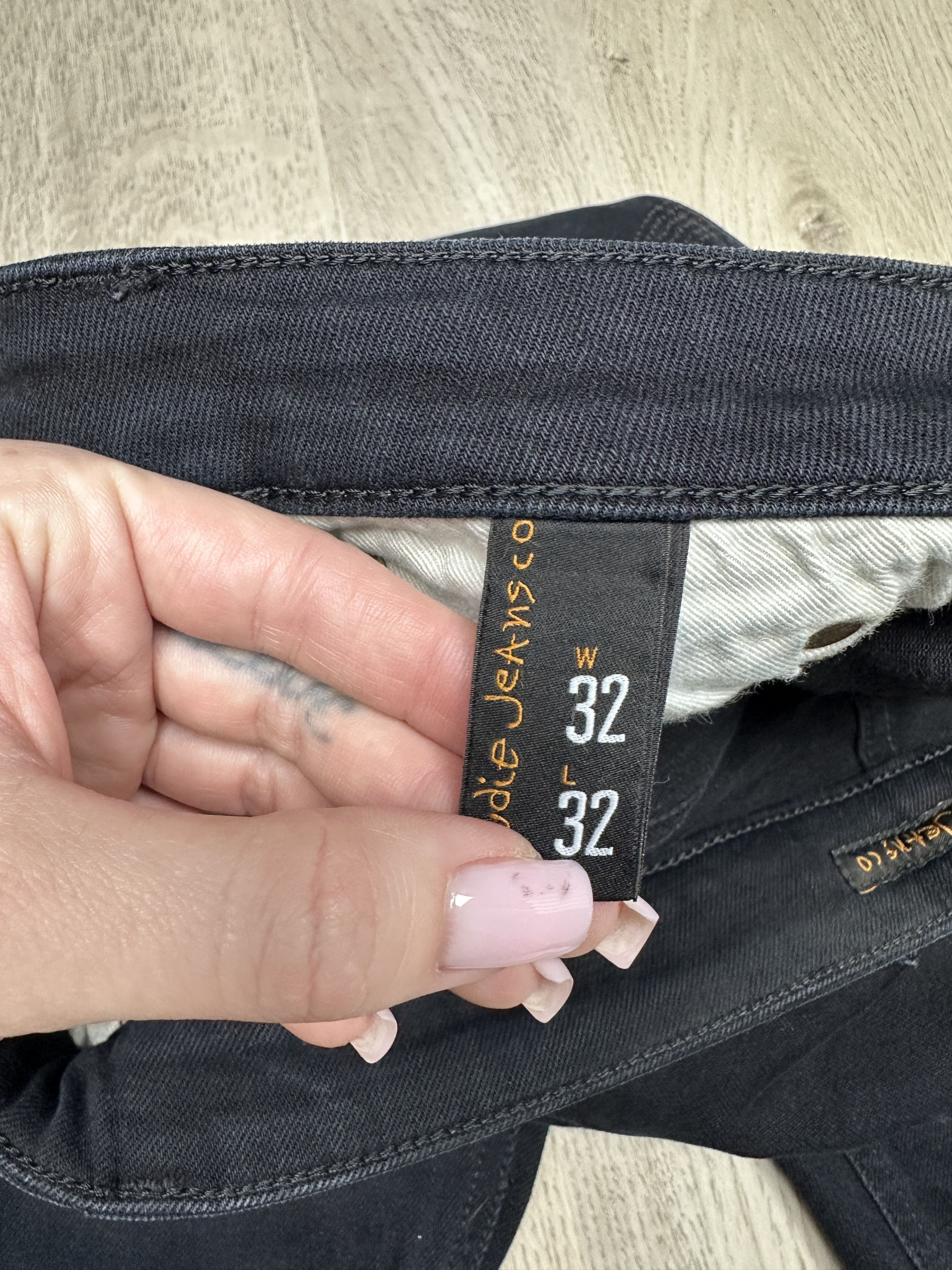 Nudie Jeans Nudie Jeans Skinny Lin Vintage Mens Denim Pants Size US 32 / EU 48 - 11 Thumbnail