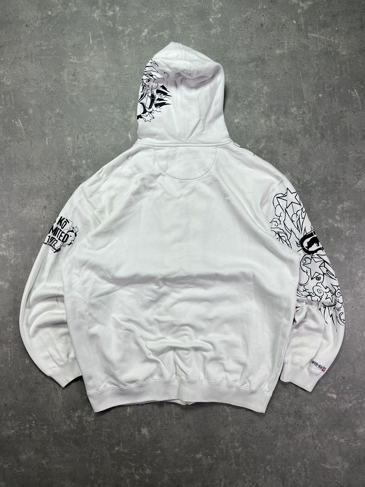 Ecko Unltd. Ecko Unltd. Mega Baggy Printed Zip Hoodie 3XL Rare Size US XXL / EU 58 / 5 - 2 Thumbnail
