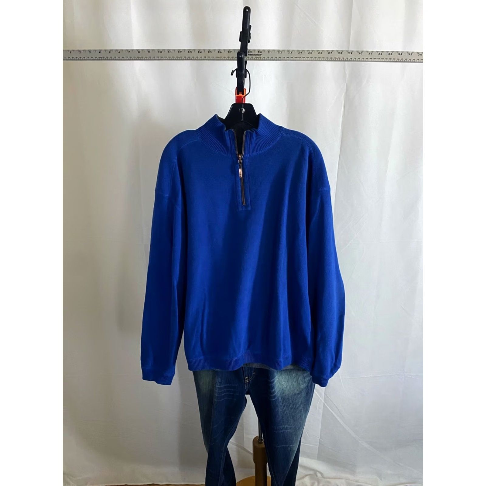 Tommy Bahama Tommy Bahama Shirt Mens L Blue Gray Reversible SWEATER Polo Color Sharp 90s? Size US L / EU 52-54 / 3 - 3 Thumbnail