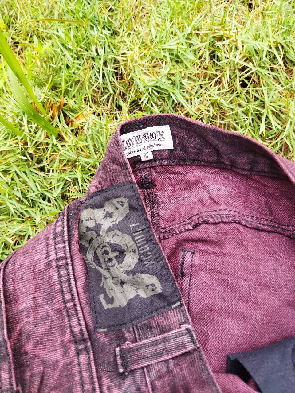 If Six Was Nine Vintage Lowbox Japan Distressed Look Jeans Size US 33 - 8 Thumbnail
