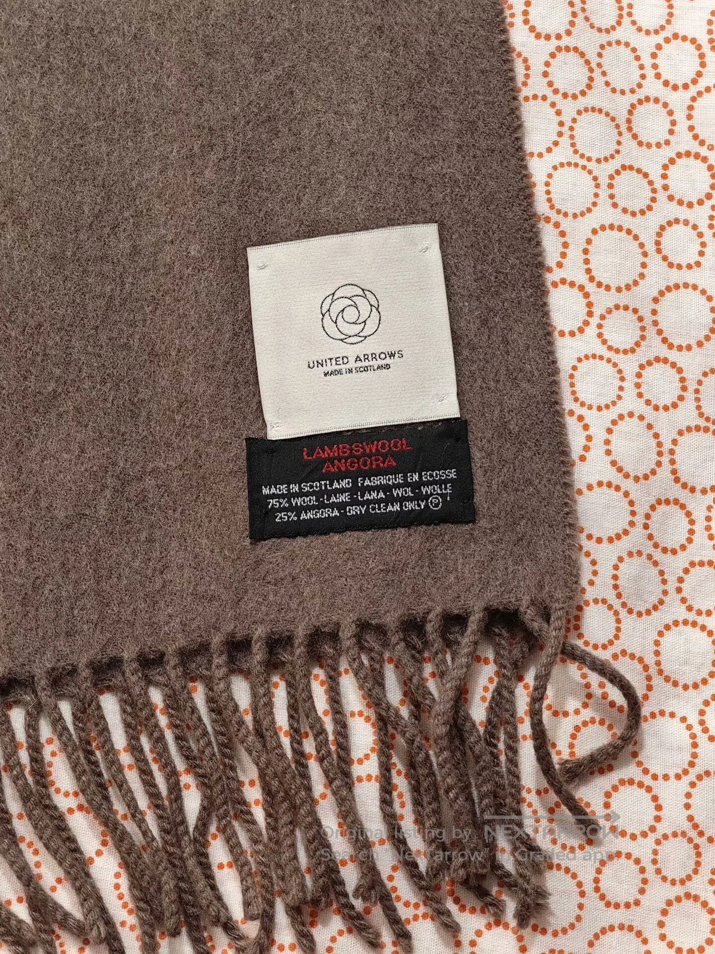 Begg x Co Begg Angora Wool Scarf Shawl. Size ONE SIZE - 2 Thumbnail