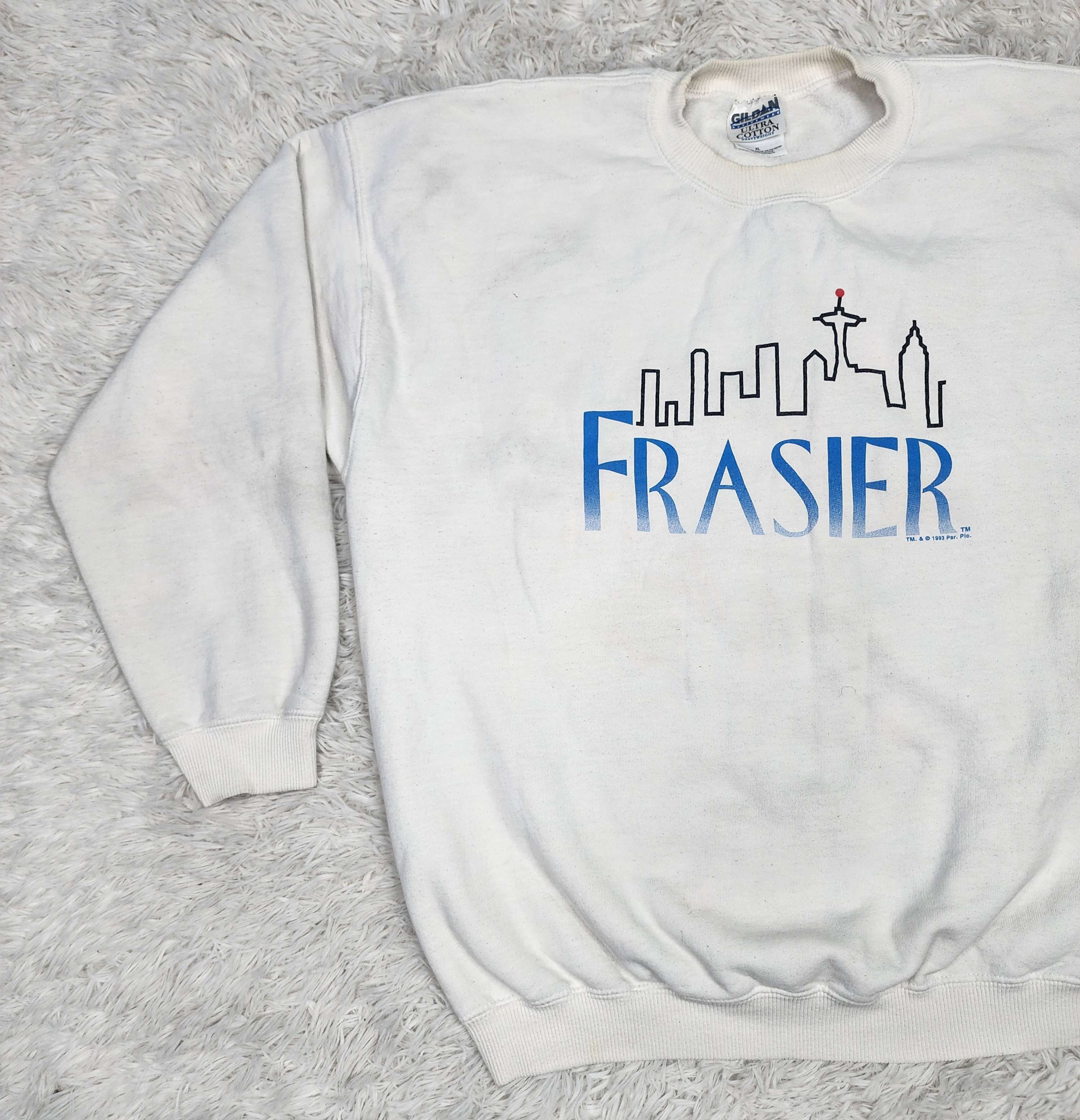 Gildan Vintage 1993 Frasier Crane tv promo sweatshirt Size US XL / EU 56 / 4 - 2 Thumbnail