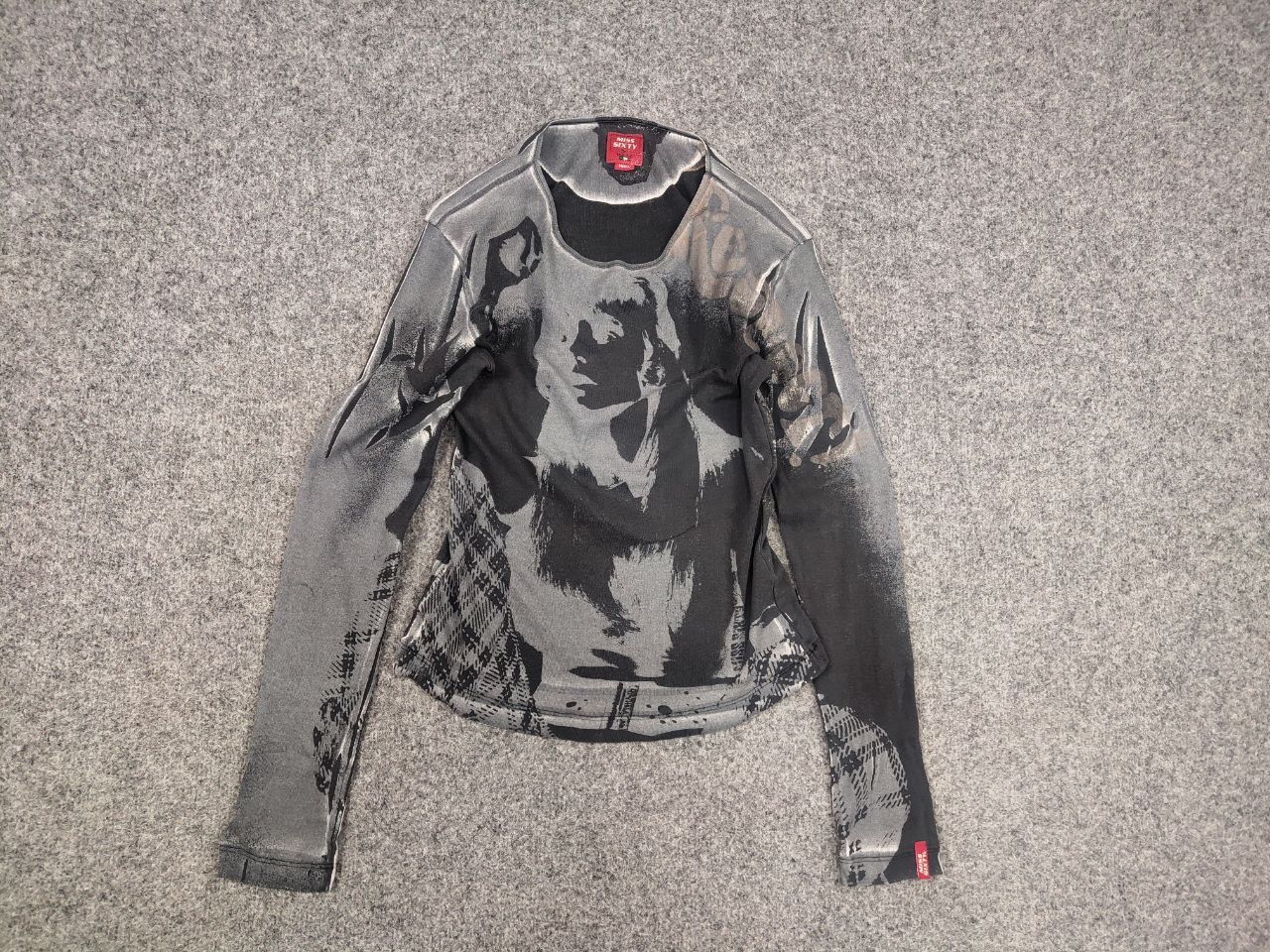 Miss Sixty Archive Miss Sixty Vintage All Print Long sleeve Top Y2K Size S / US 4 / IT 40 - 10 Thumbnail