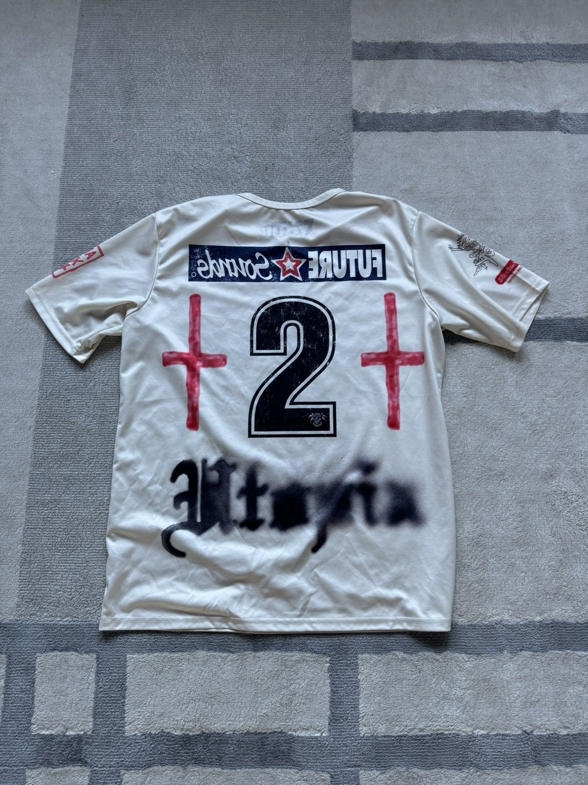 Travis Scott Travis Scott Utopia England Soccer Jersey | Grailed