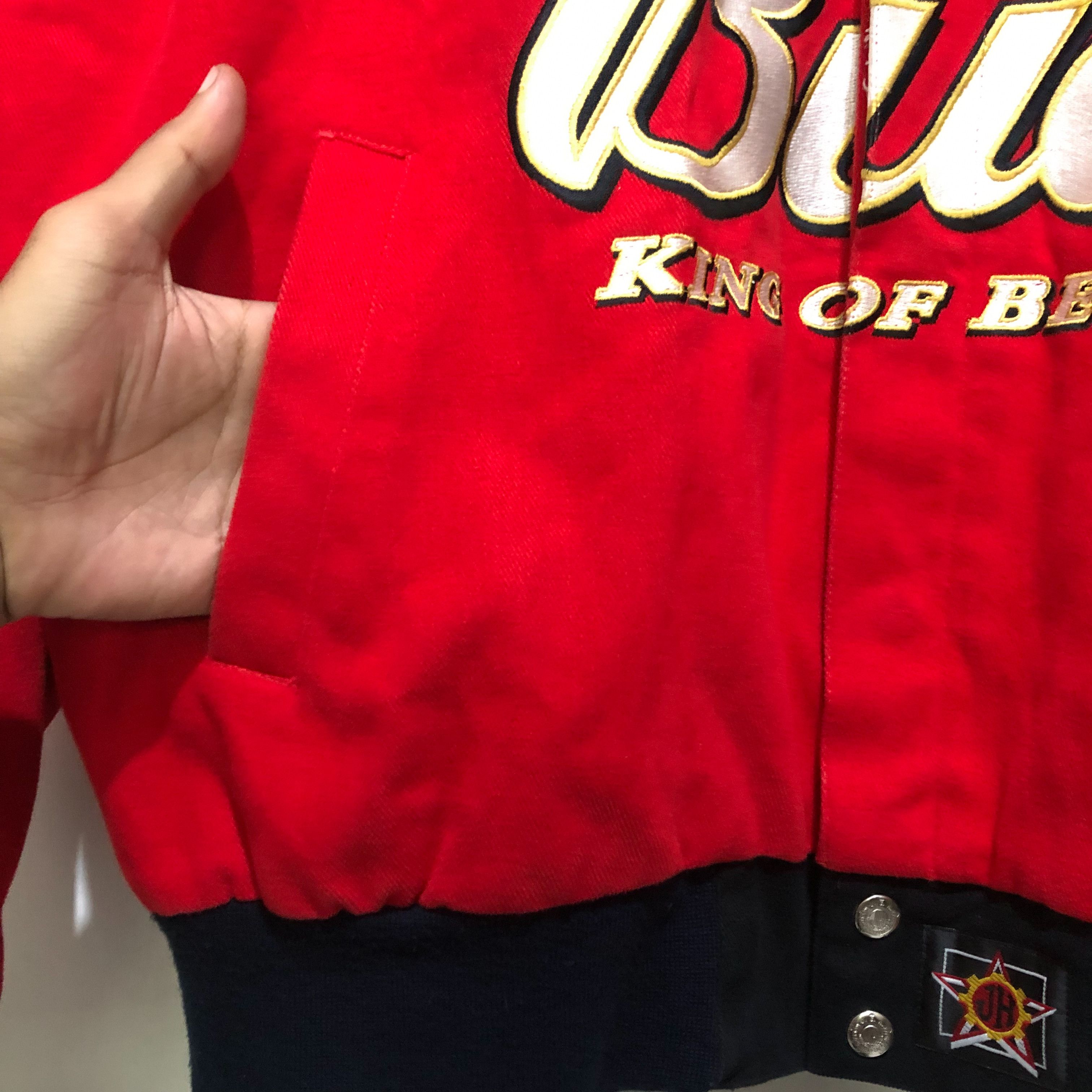 Chase Authentics Vintage Dale Earnhardt Budweiser Nascar Jacket Size US XL / EU 56 / 4 - 7 Thumbnail