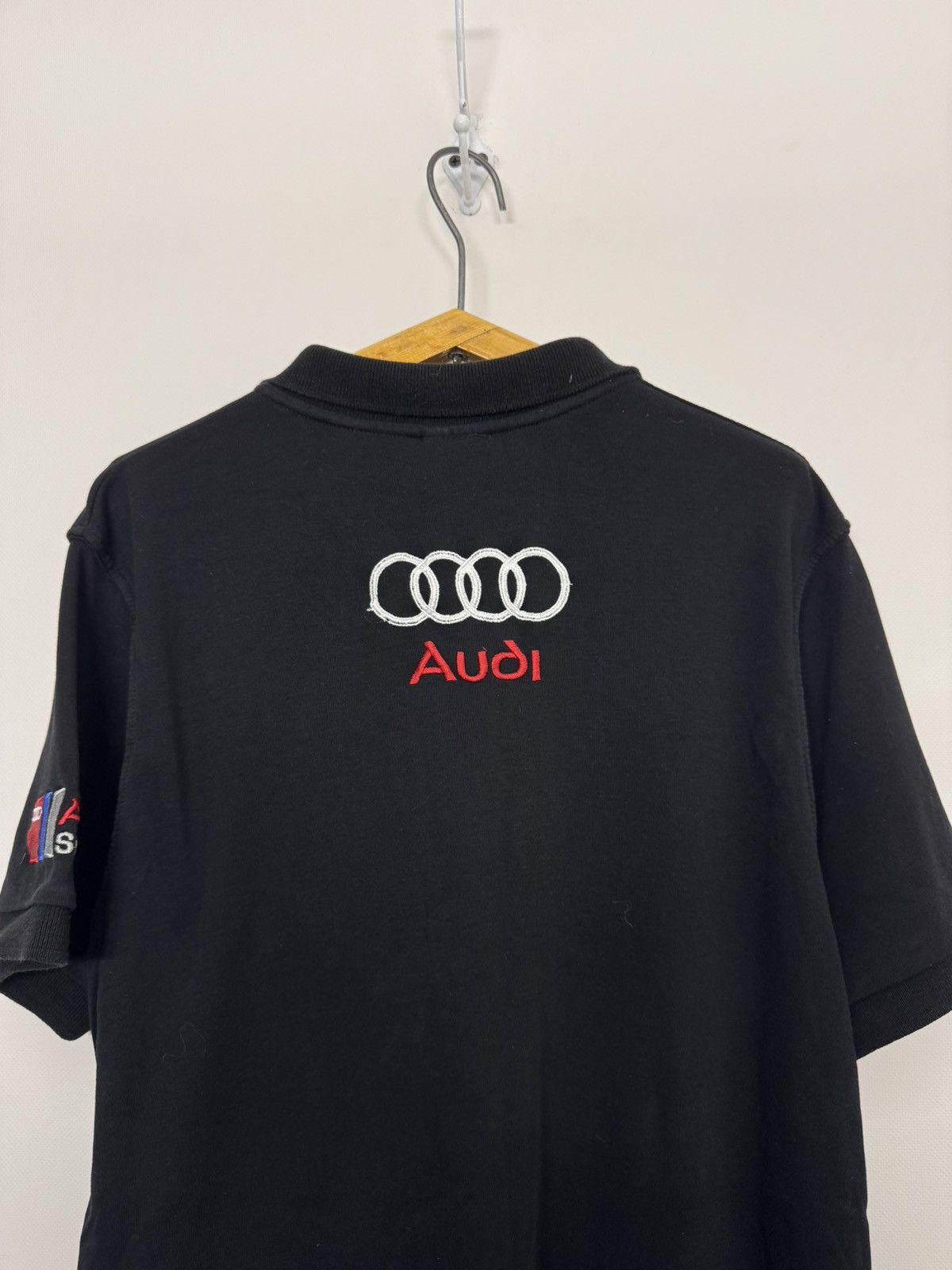 Audi Vintage Y2k Racing Polo Audi T-Shirt 00’s Size US L / EU 52-54 / 3 - 8 Thumbnail