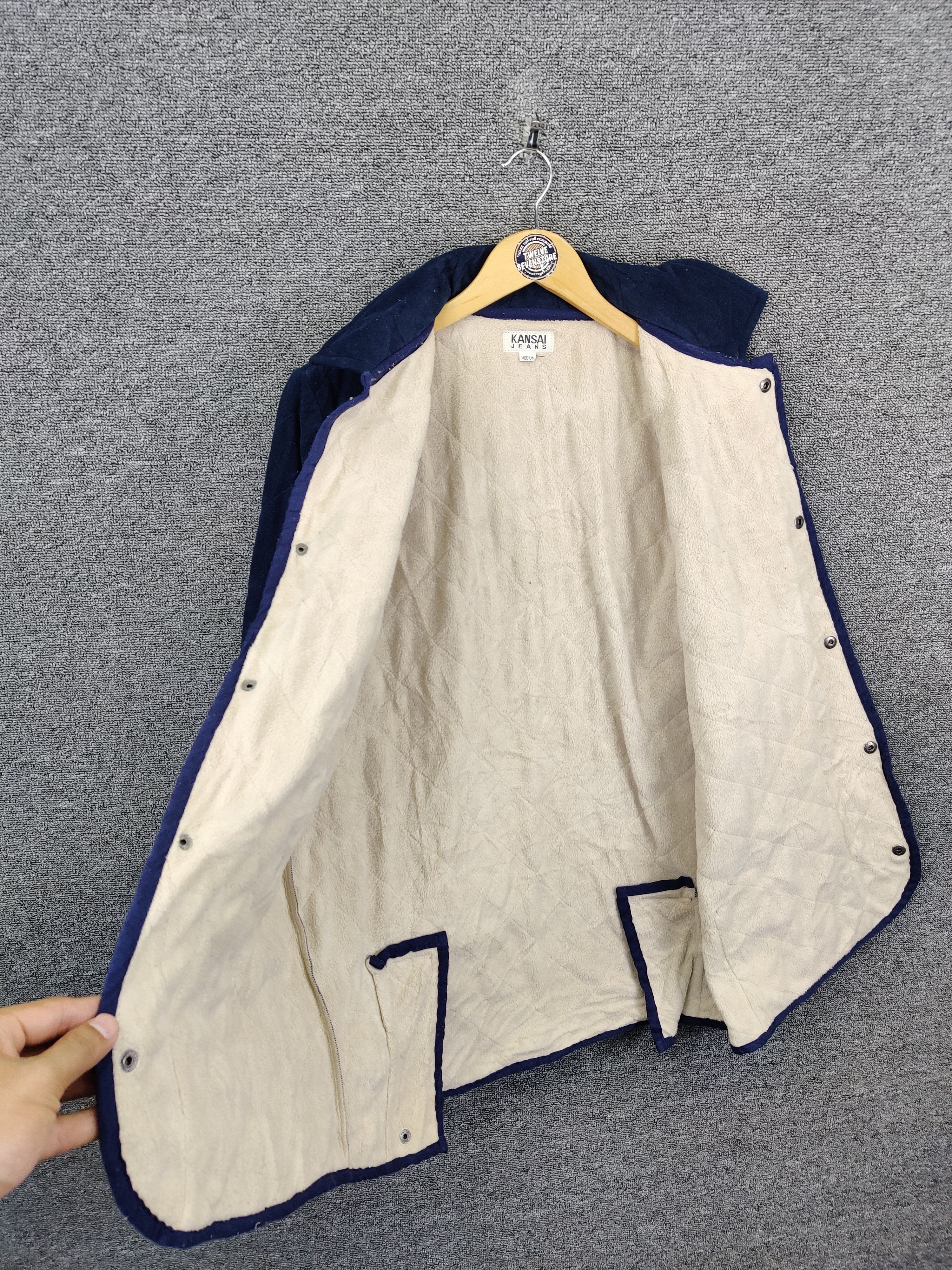 Kansai Yamamoto Vintage Kansai Yamamoto Jeans Quilted Button Jacket Size US M / EU 48-50 / 2 - 8 Thumbnail