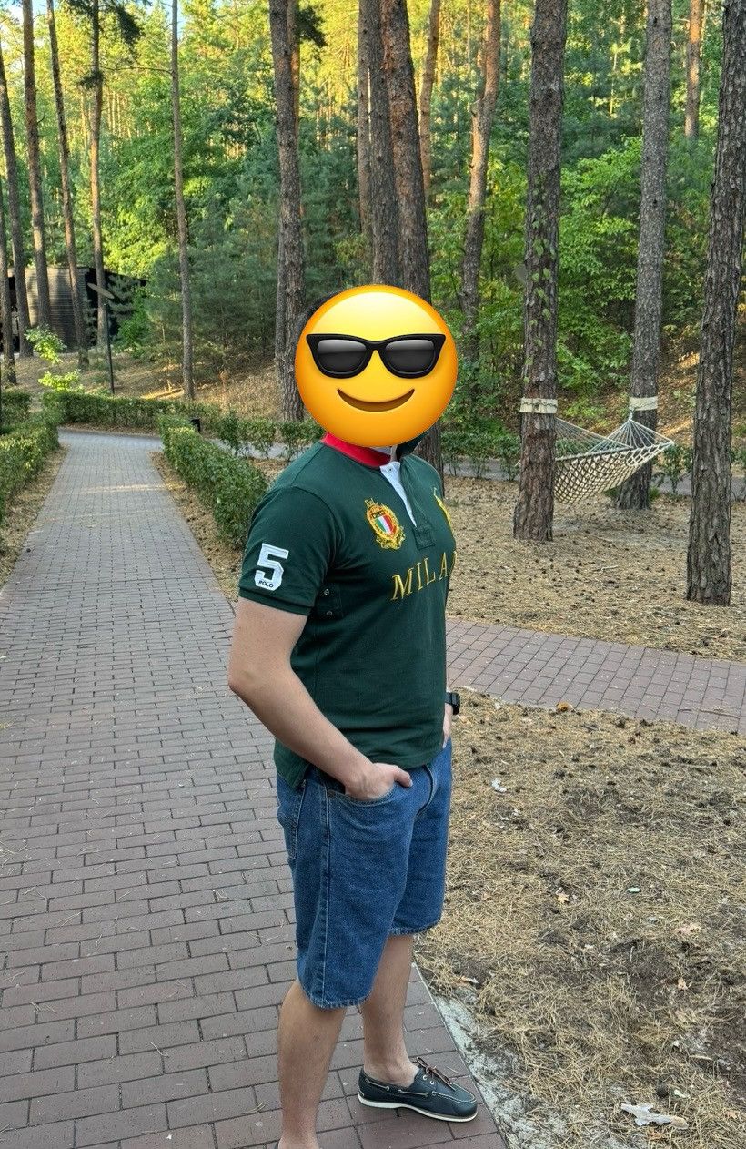 Vintage Vintage polo Ralph Lauren Milan Italy big logo size L Size US L / EU 52-54 / 3 - 2 Thumbnail