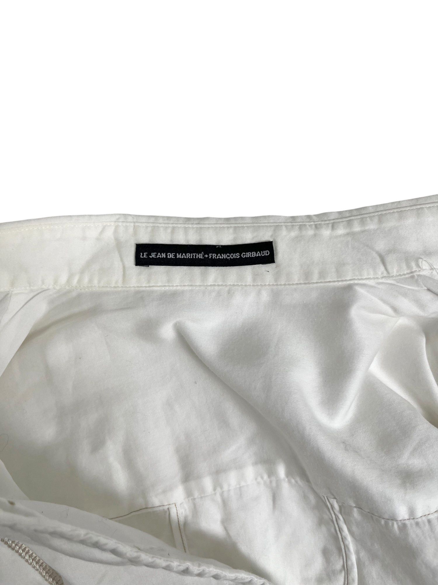 Marithe + Francois Girbaud 2000's Tactical Button Up White Shirt Size M / US 6-8 / IT 42-44 - 8 Thumbnail