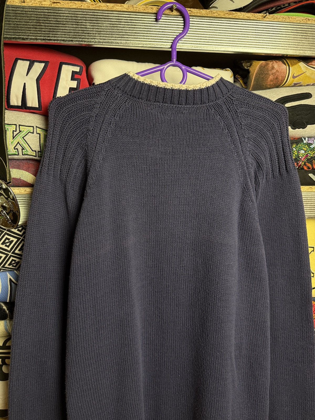 Burberry Vintage Burberry Zipper Sweater Size US XL / EU 56 / 4 - 4 Thumbnail