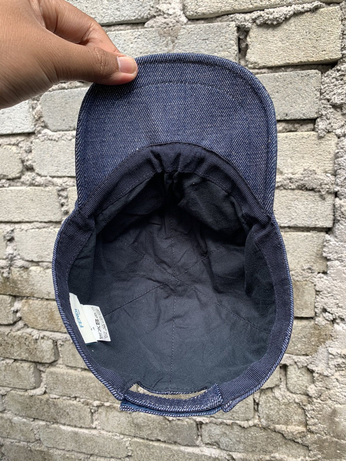 Fendi 👁️👁️ Fendi Denim Jeans Cap Size ONE SIZE - 10 Thumbnail