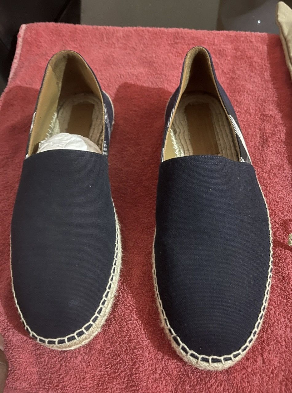 Burberry Burberry Navy Blue Espadrilles Size US 10.5 / EU 43-44 - 2 Thumbnail