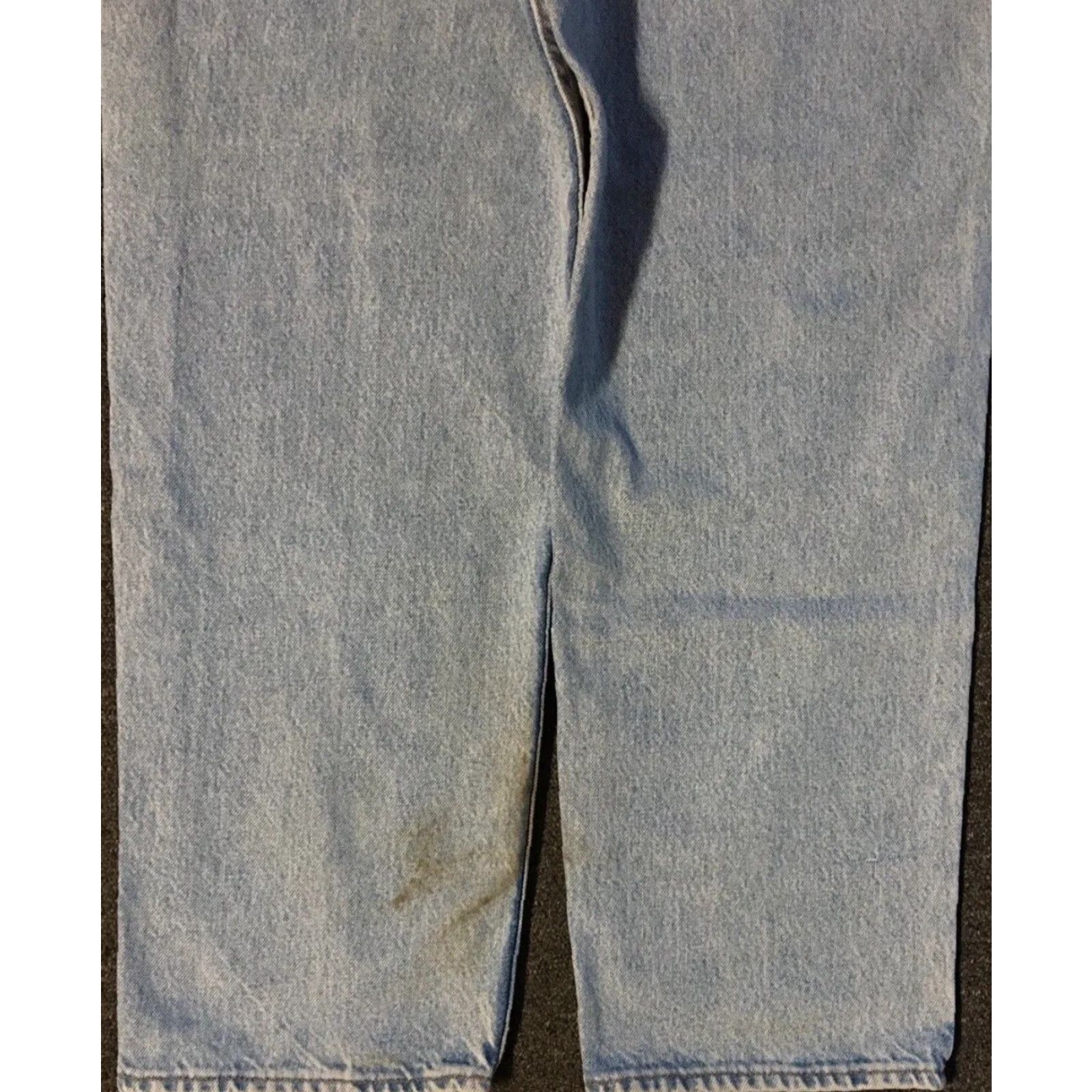 Gap VINTAGE Gap Jeans Men 38 Blue Distressed Easy Fit Relaxed 30in Denim 90s Skater Punk Retro Y2K Grunge Rockabilly Band 80s USA Size US 38 / EU 54 - 5 Thumbnail