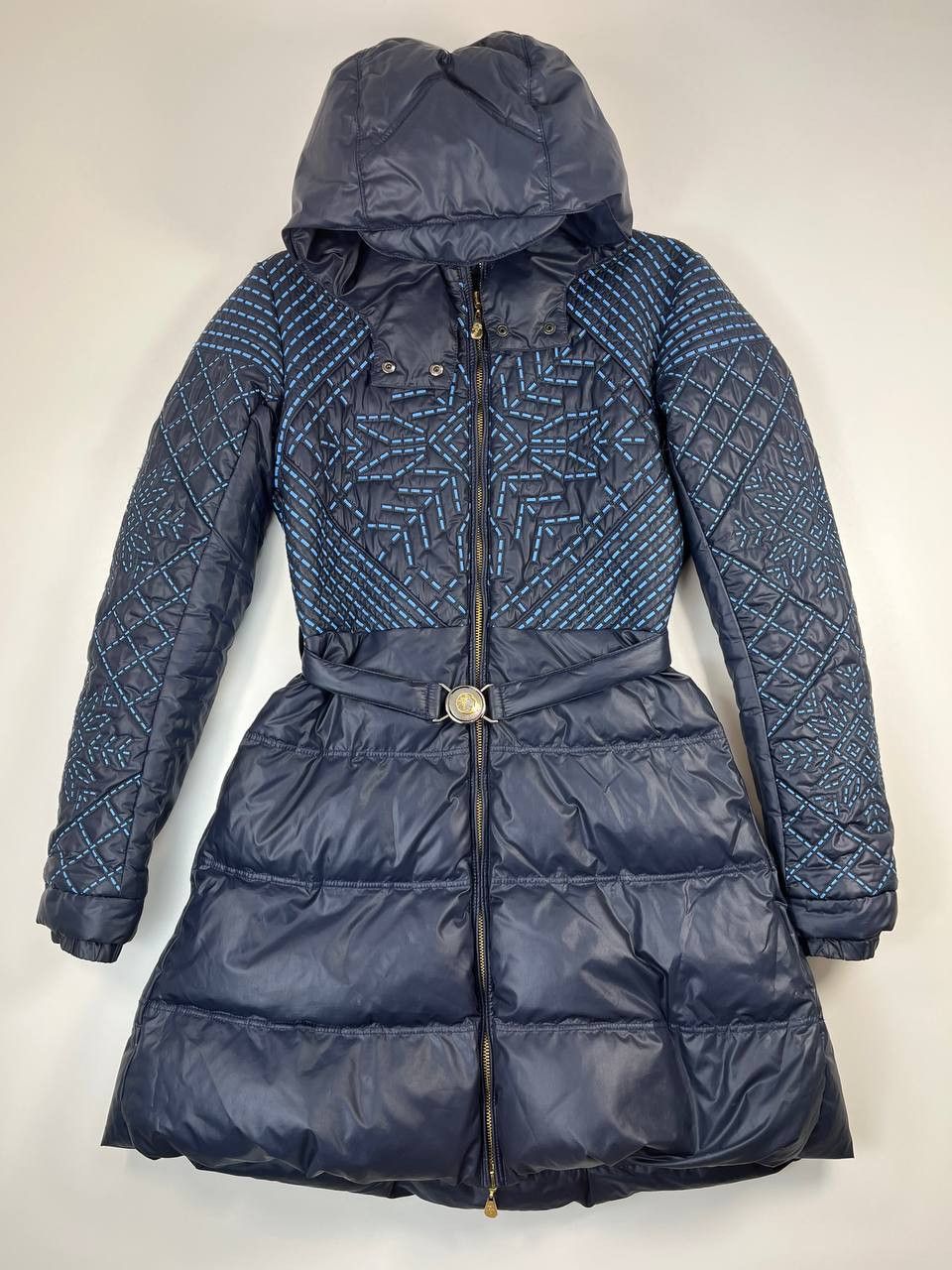 Versace Versace Collection Womens Quilted Puffer Coat Hooded 42 Size M / US 6-8 / IT 42-44 - 1 Thumbnail