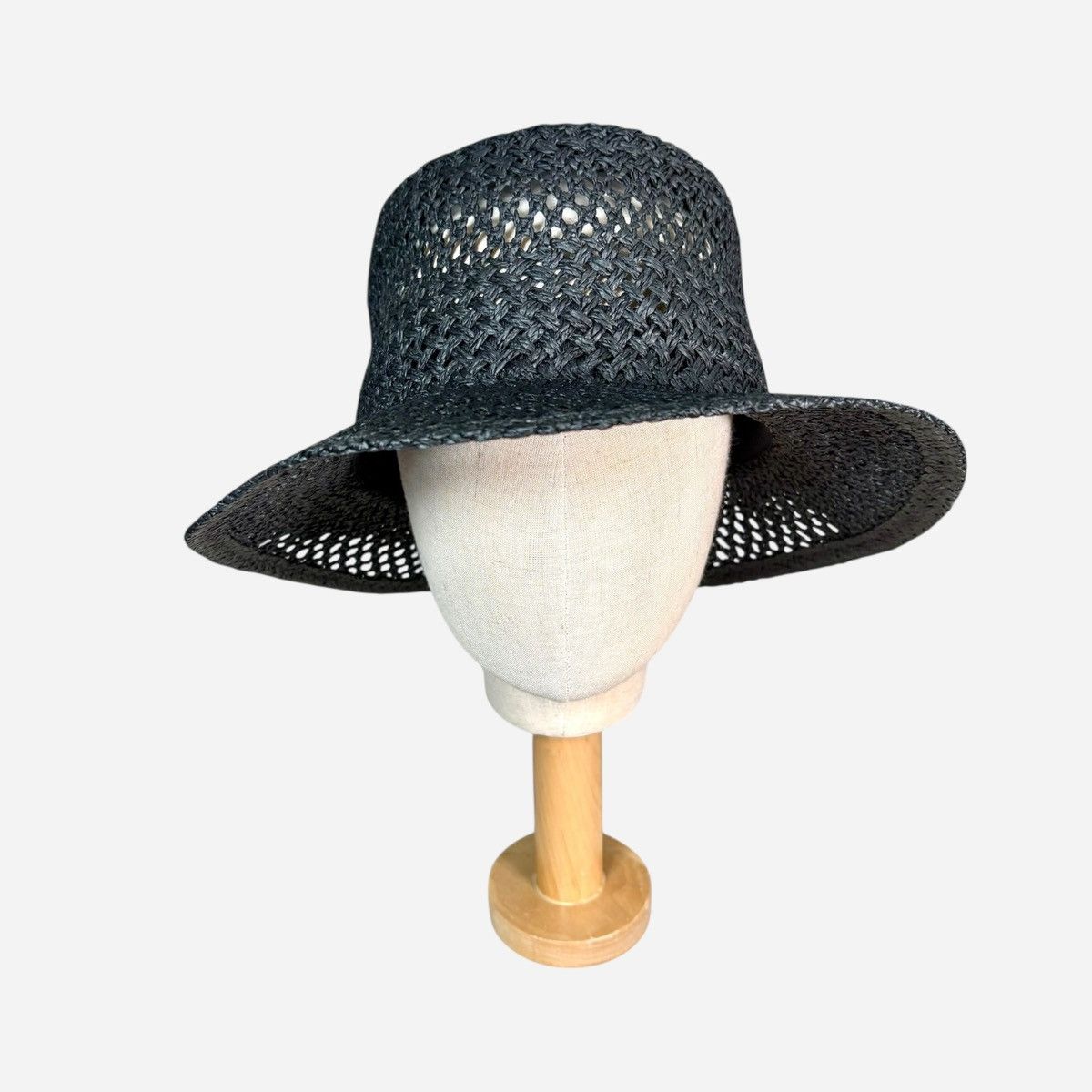 Other San Diego Hat Company Women’s Open Weave Black Bucket Hat Size ONE SIZE - 1 Thumbnail