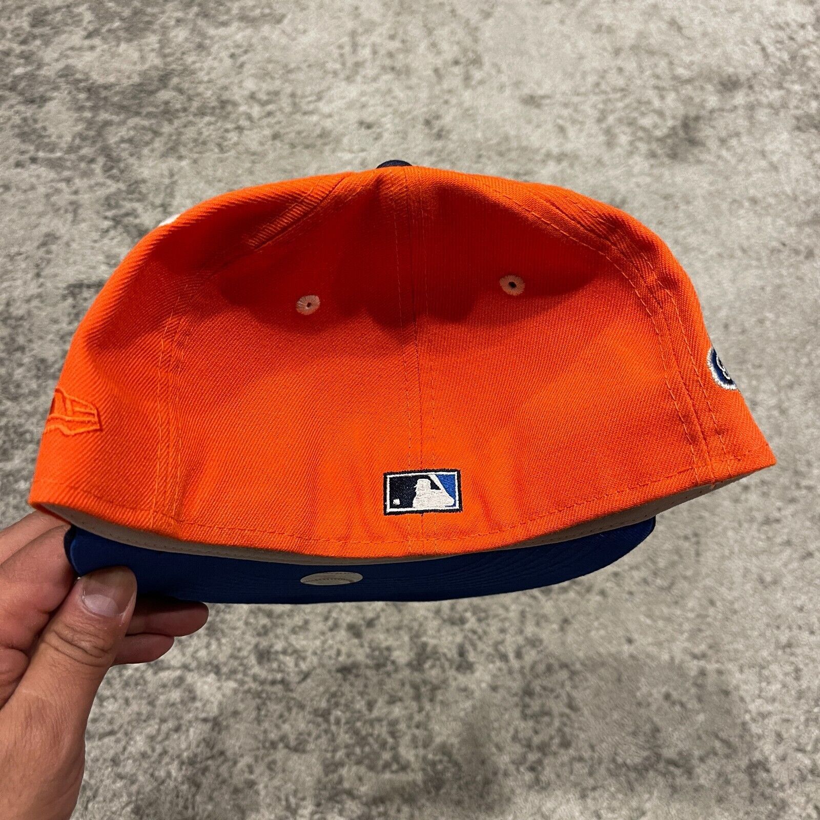 New Era San Francisco Giants orange Navy Tell It Goodbye Hat 7 1/4 Size ONE SIZE - 5 Thumbnail
