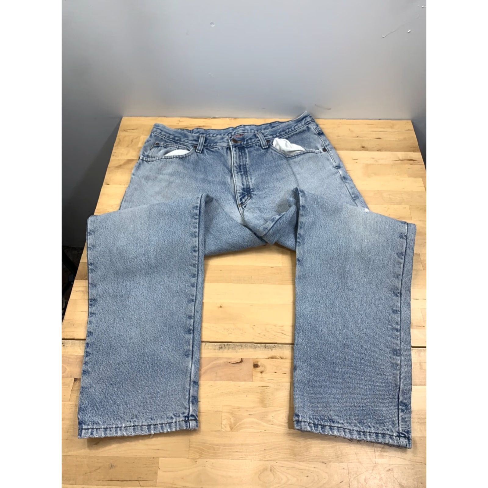 Vintage VINTAGE L.L. Bean Denim Jeans Flat-Faced Plaid Lined Mens 36x30 Classic Fit 90s USA Nature Corduroy? Size US 36 / EU 52 - 2 Thumbnail