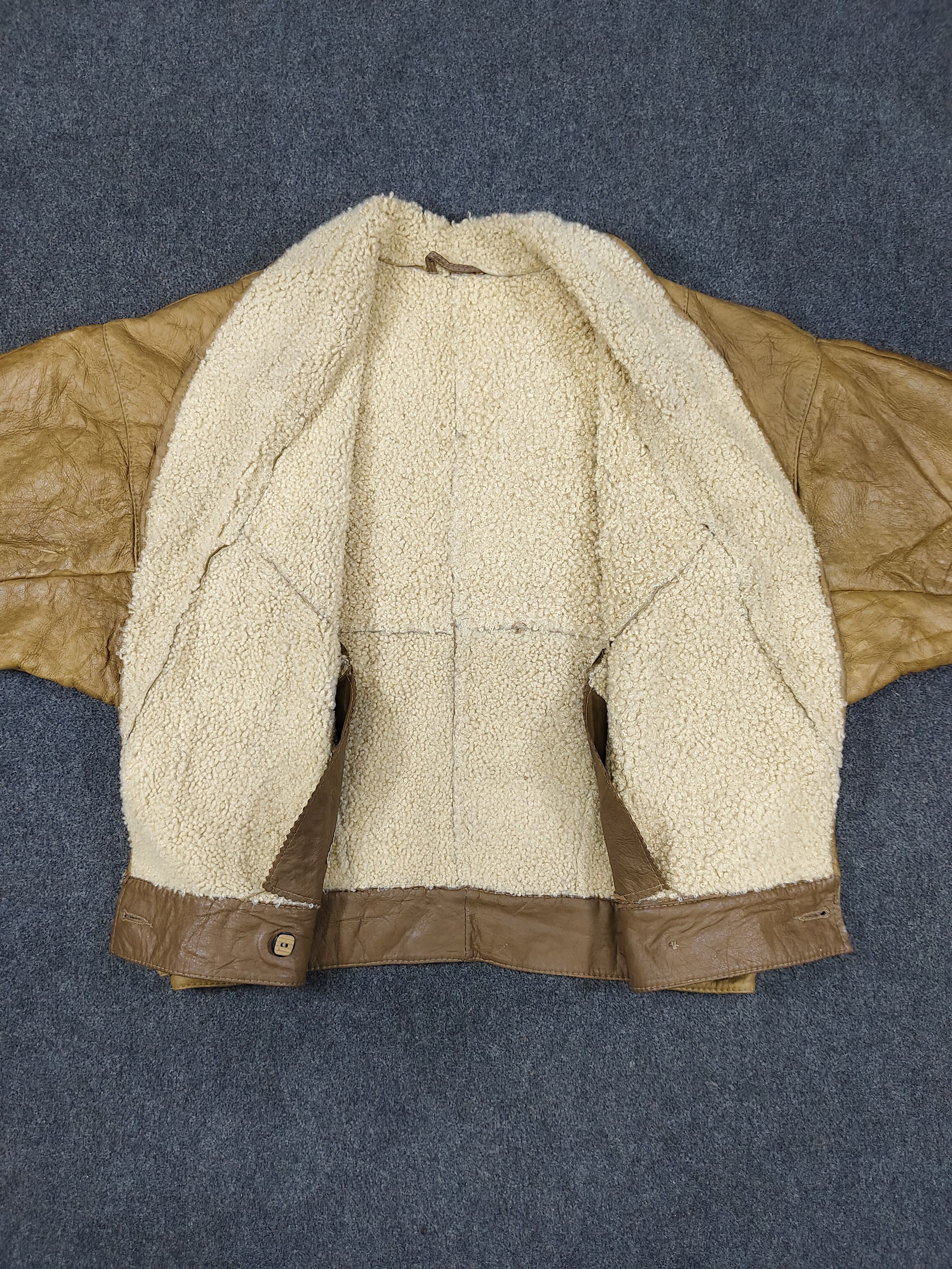 Vintage 80s Knight- Archived Artisan Crafted Panel Wool Shearling Size US M / EU 48-50 / 2 - 6 Thumbnail
