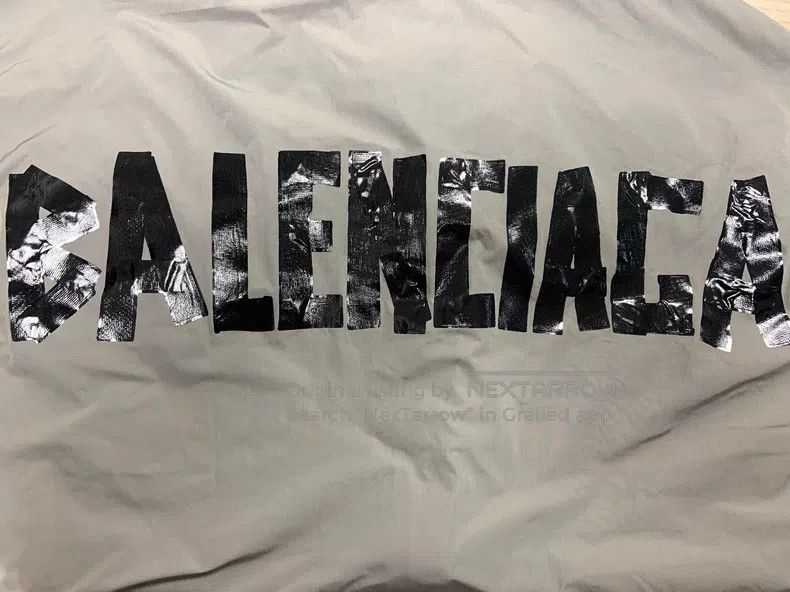 Balenciaga Balenciaga Logo Alphabet Printed Sun Protection Hooded Jac Size US S / EU 44-46 / 1 - 3 Thumbnail