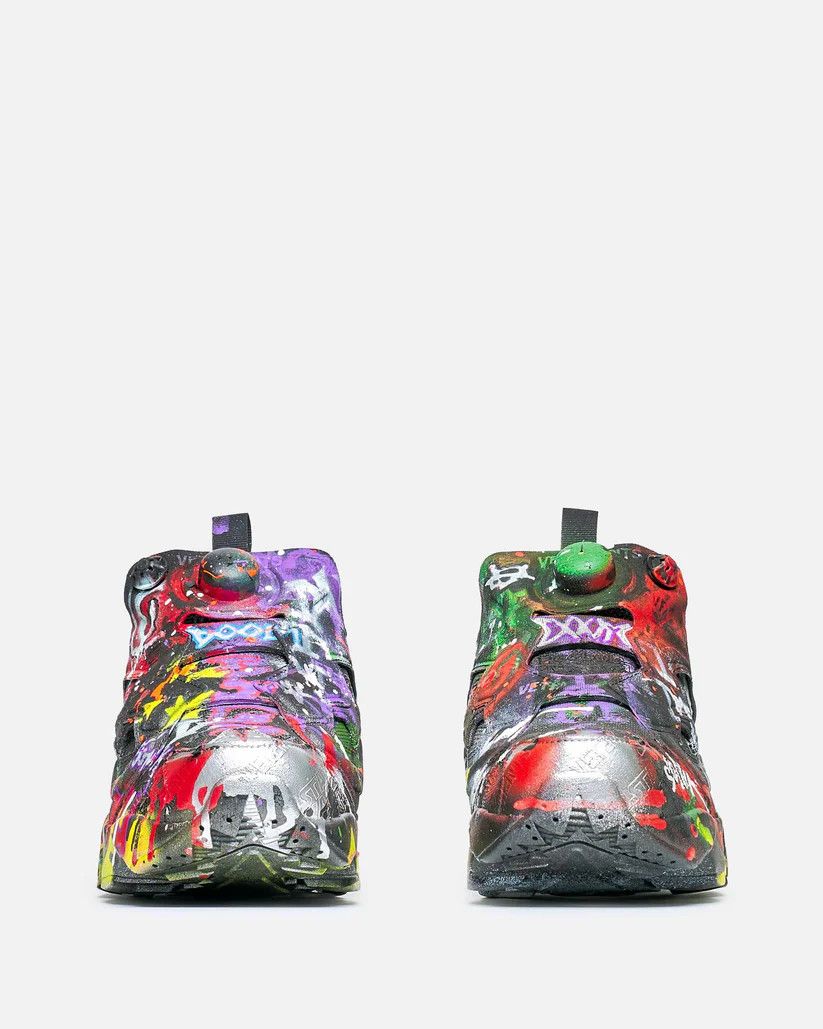 Vetements o1s1v1r1oon0925 Reebok Instapump Fury in Black Graffiti Size US 10 / EU 43 - 2 Thumbnail