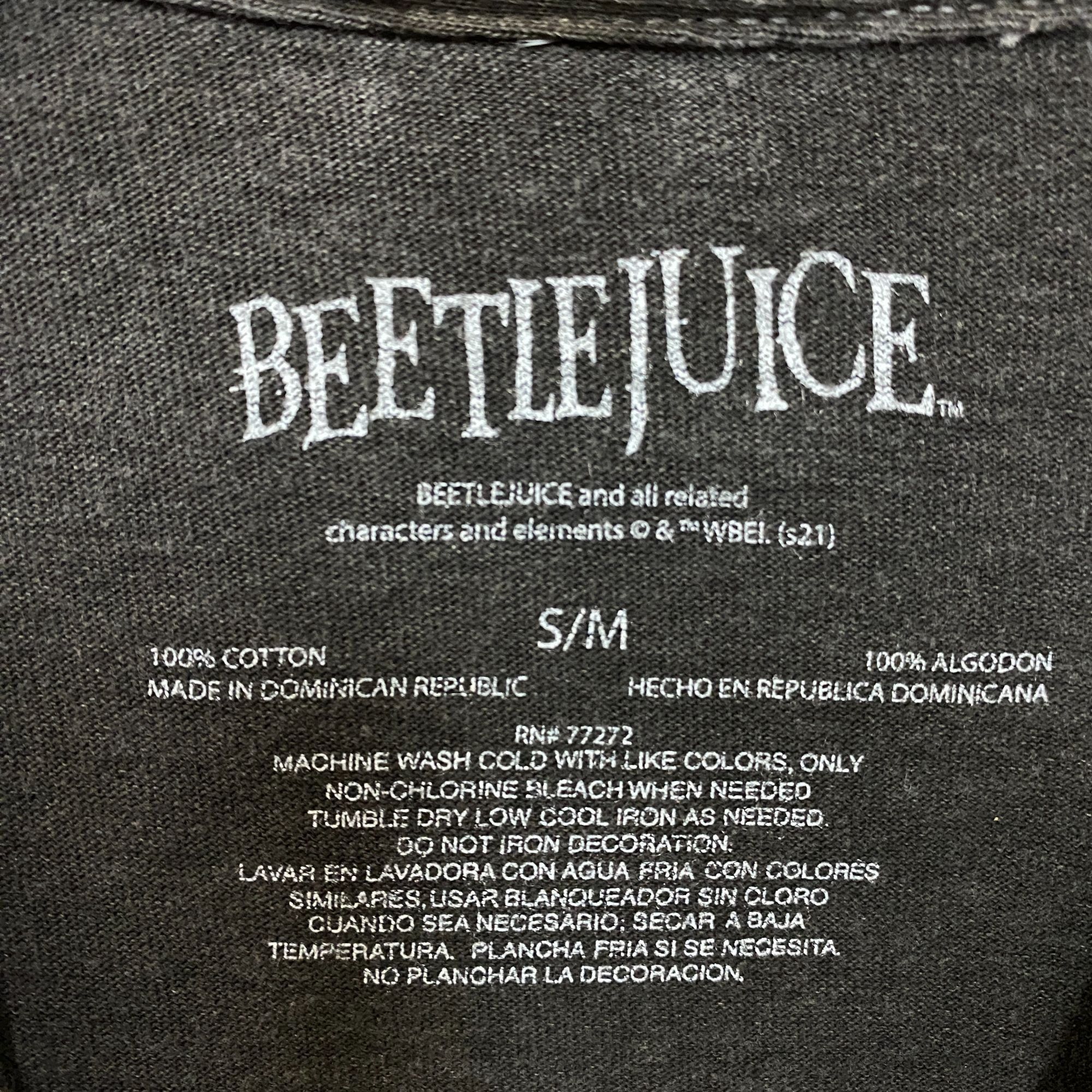 Other Beetlejuice Collage Illustration Graphic Design T-Shirt S/M Size US M / EU 48-50 / 2 - 4 Thumbnail