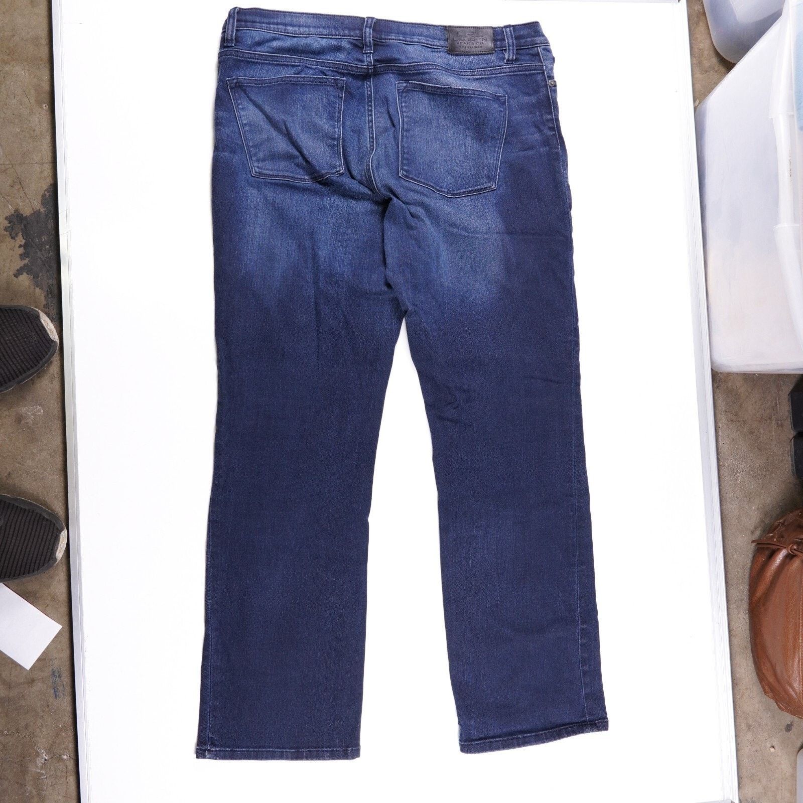 Lauren Ralph Lauren Ralph Lauren Cotton Denim Jeans Straight Leg Pants Size 16 Size 36" / US 14 / IT 50 - 9 Thumbnail