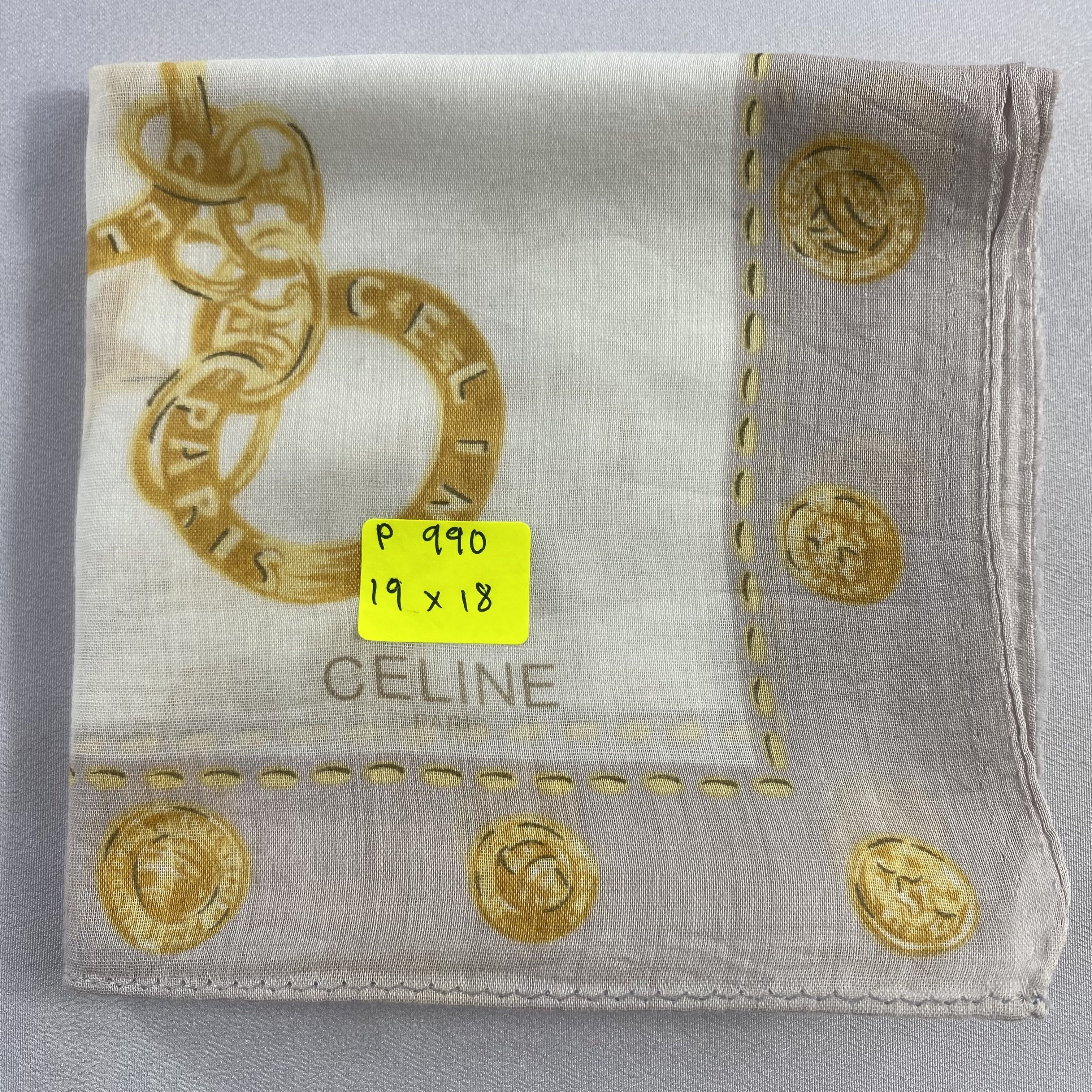 Celine × Vintage Celine Handkerchief / Neckerchief / Bandana-P990 Size ONE SIZE - 6 Thumbnail