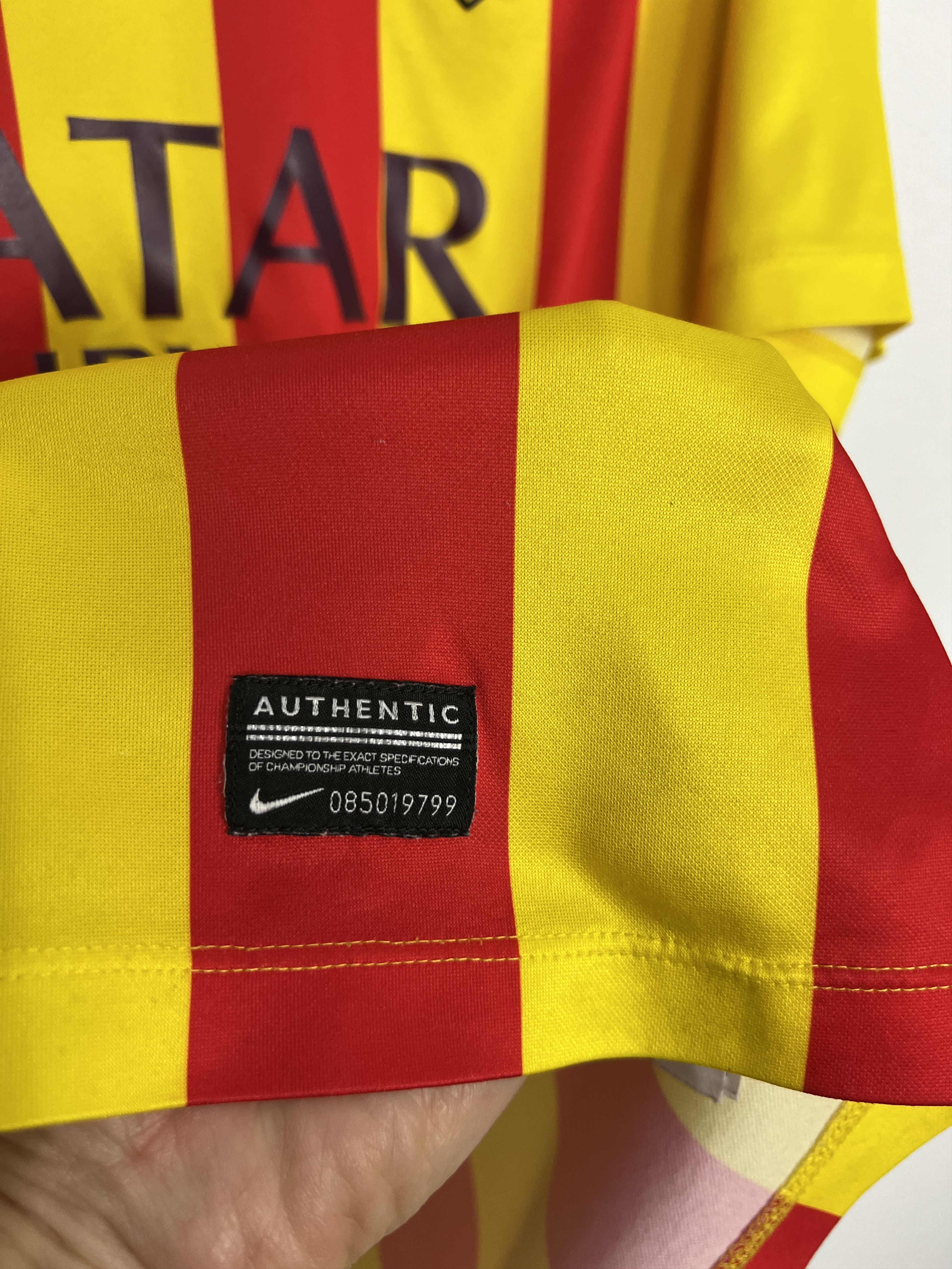 Nike Barcelona Away football shirt 2013 Soccer Jersey Trikot Hype Size US M / EU 48-50 / 2 - 4 Thumbnail