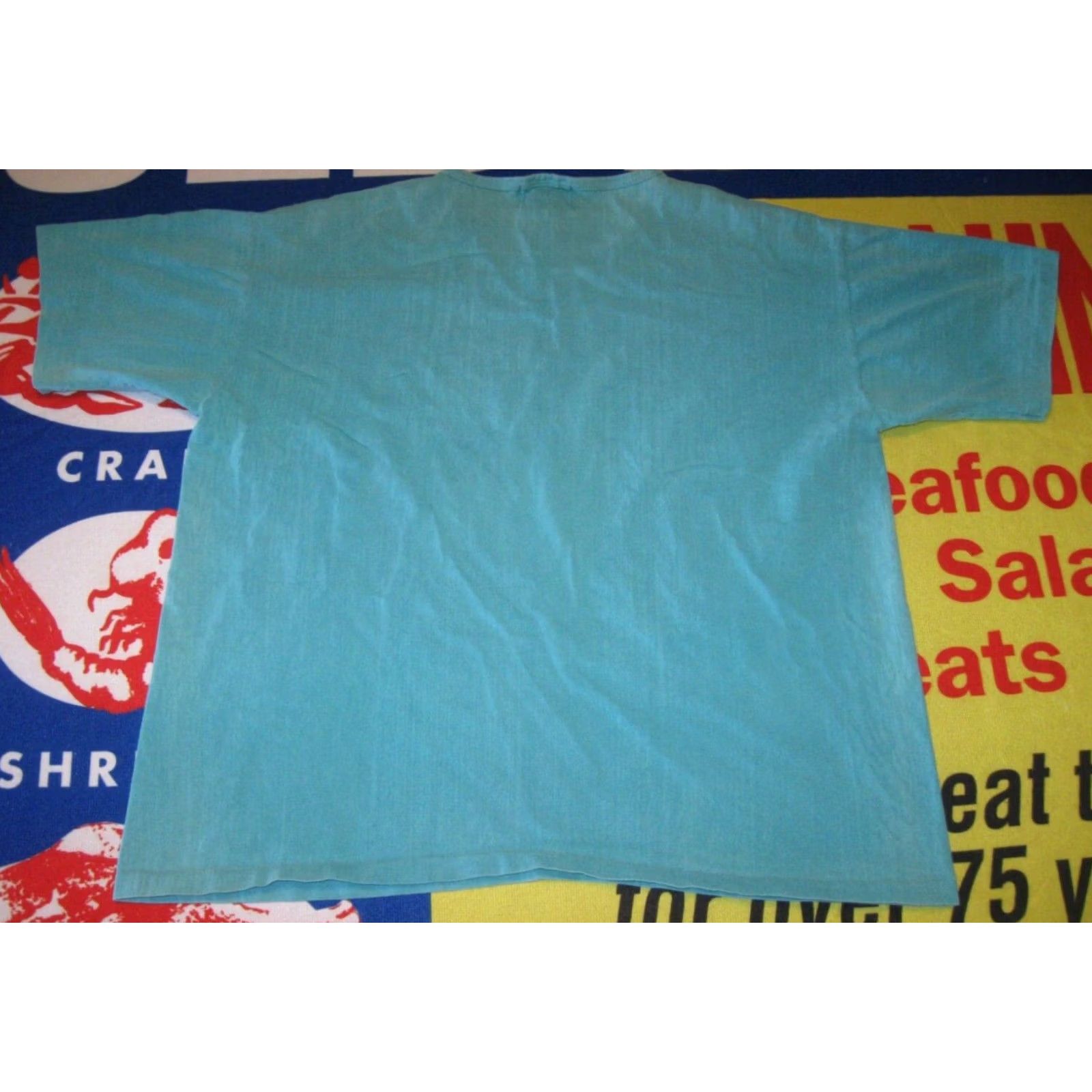 Vintage VINTAGE Guava Beach Maui Hawaii Manatees T Shirt Women's XL Blue 1995 Distressed Casual Logo Animals Beach USA Size XL / US 12-14 / IT 48-50 - 4 Thumbnail