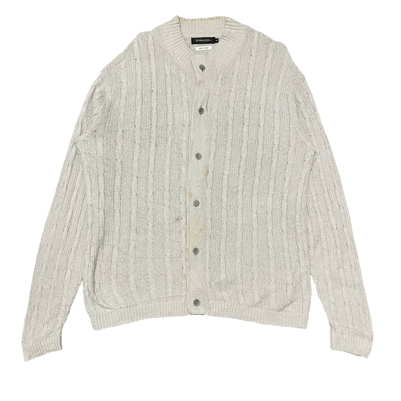 image of Issey Miyake Vintage Yumi Katsura Knit Button Up, Men's (Size Medium)