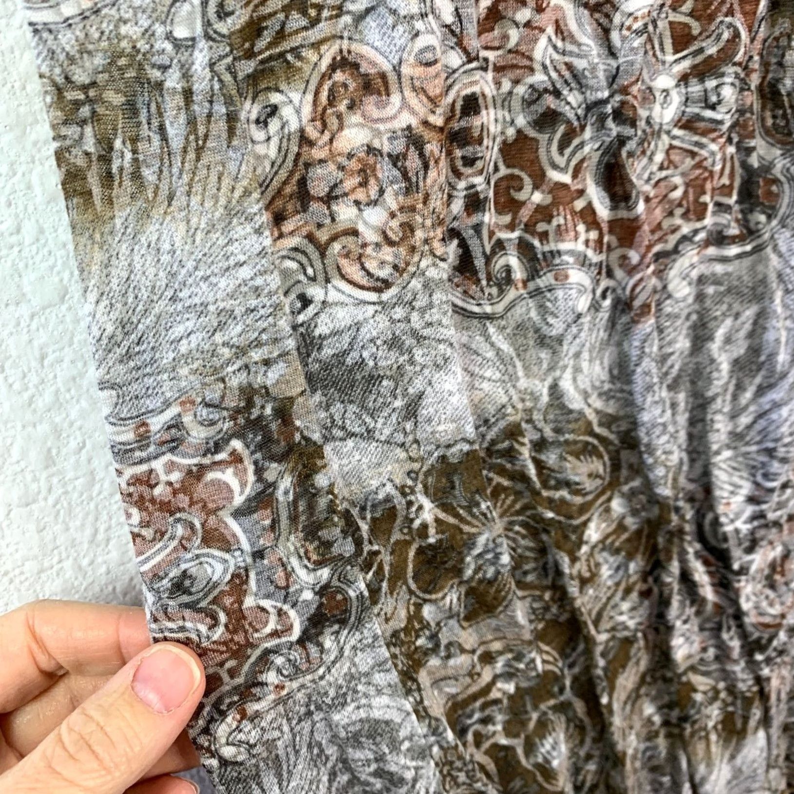 Vintage Y2K Daytrip Women's Vintage Lace Yoke Boho Top Short Sleeve Blouse Size S / US 4 / IT 40 - 3 Thumbnail