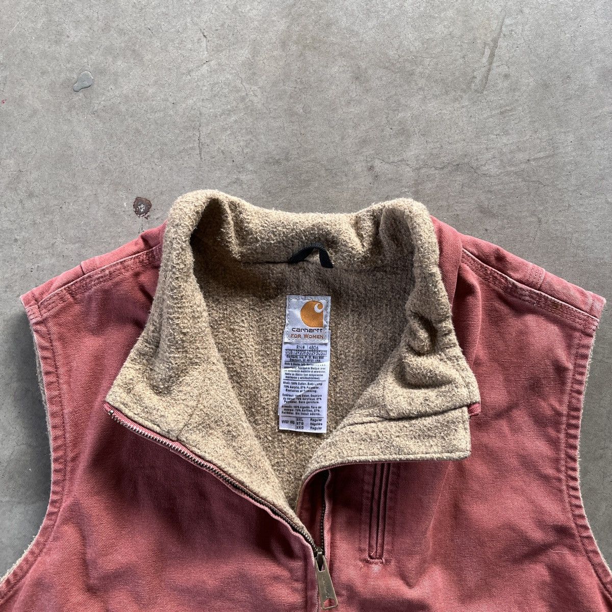 Carhartt × Vintage Vintage Salmon Carhartt Vest Size US XXL / EU 58 / 5 - 5 Thumbnail