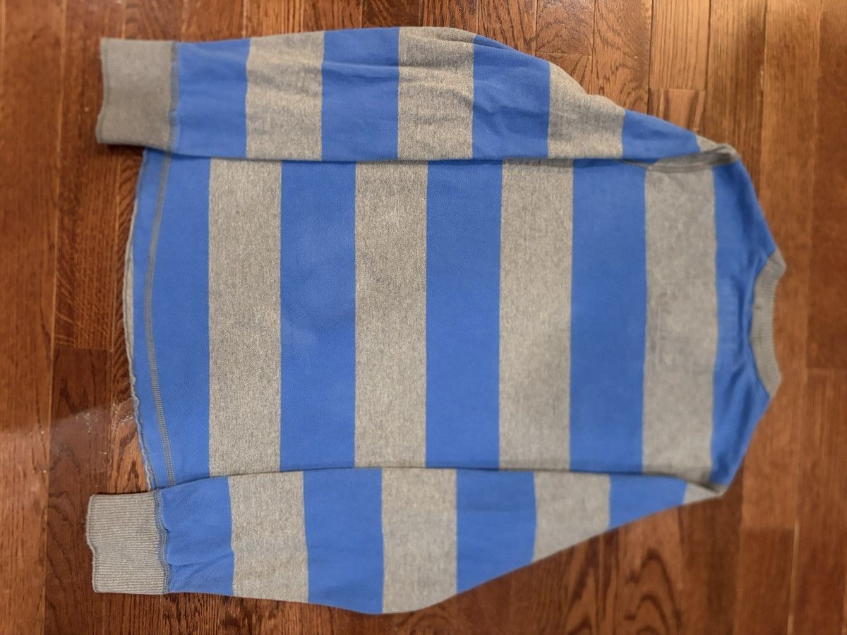 Hollister Y2K Abercrombie & Fitch Striped Blue Gray Crewneck Sweater Size US XS / EU 42 / 0 - 2 Thumbnail
