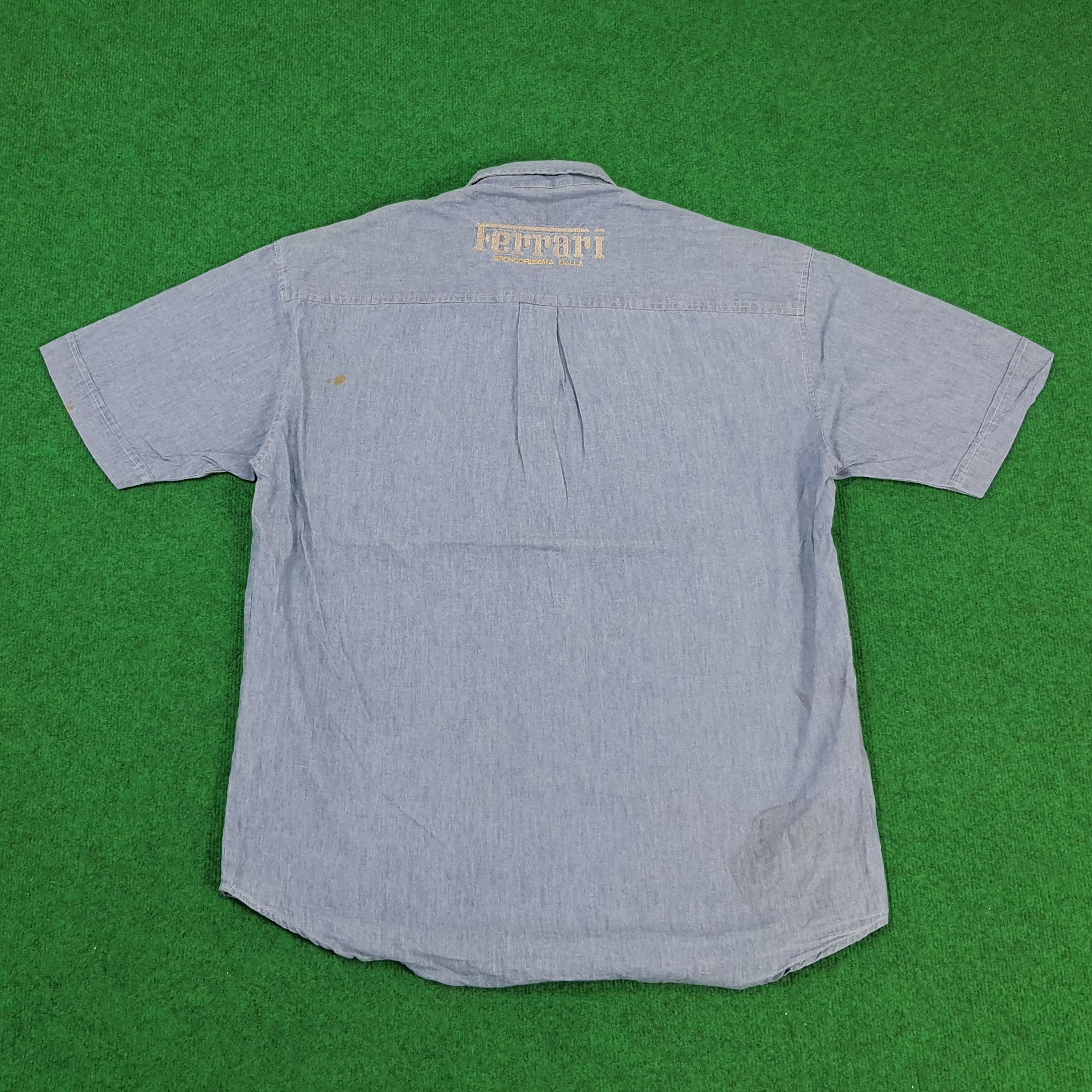 Ferrari × Vintage Vintage Ferrari Magneti Marelli Motorsports Racing Shirt Size US L / EU 52-54 / 3 - 3 Thumbnail
